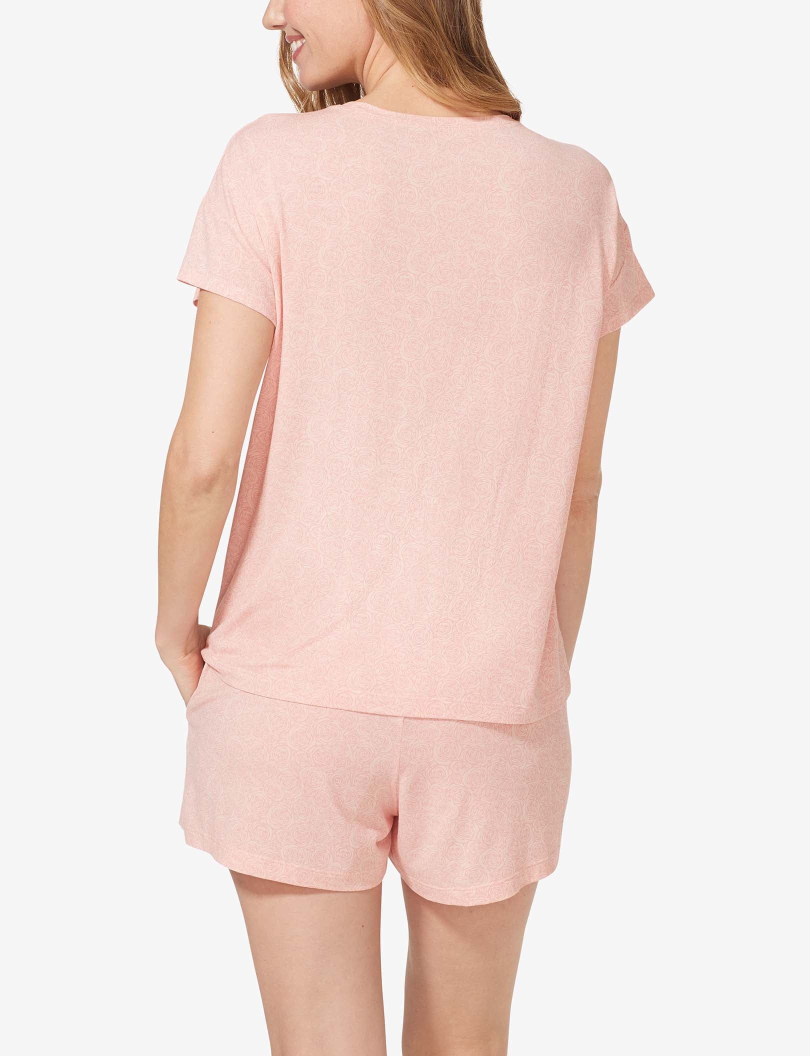 Women's Second Skin Sleep Tee::Gossamer Pink Rose