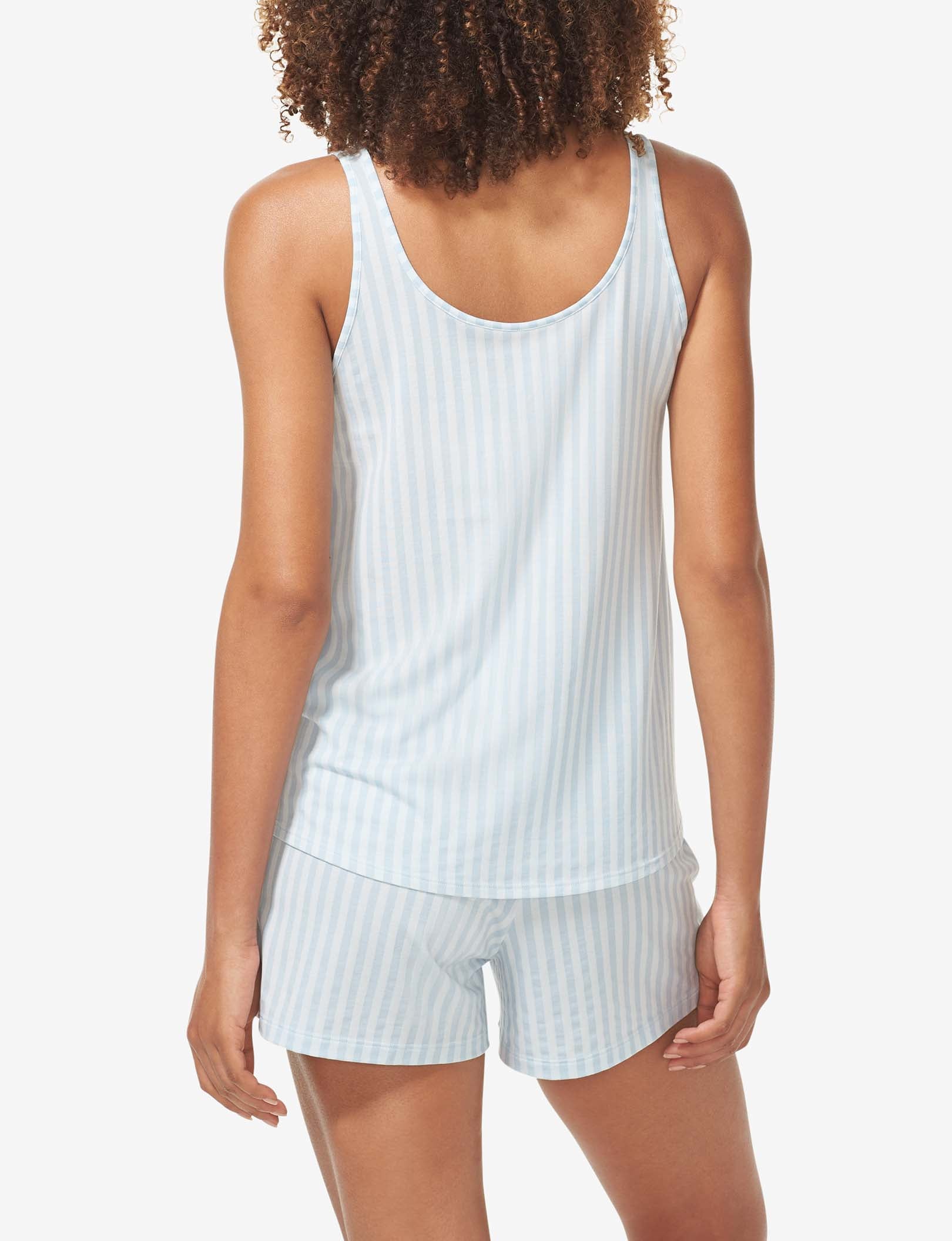 Women's Second Skin Sleep Tank::Ice Water