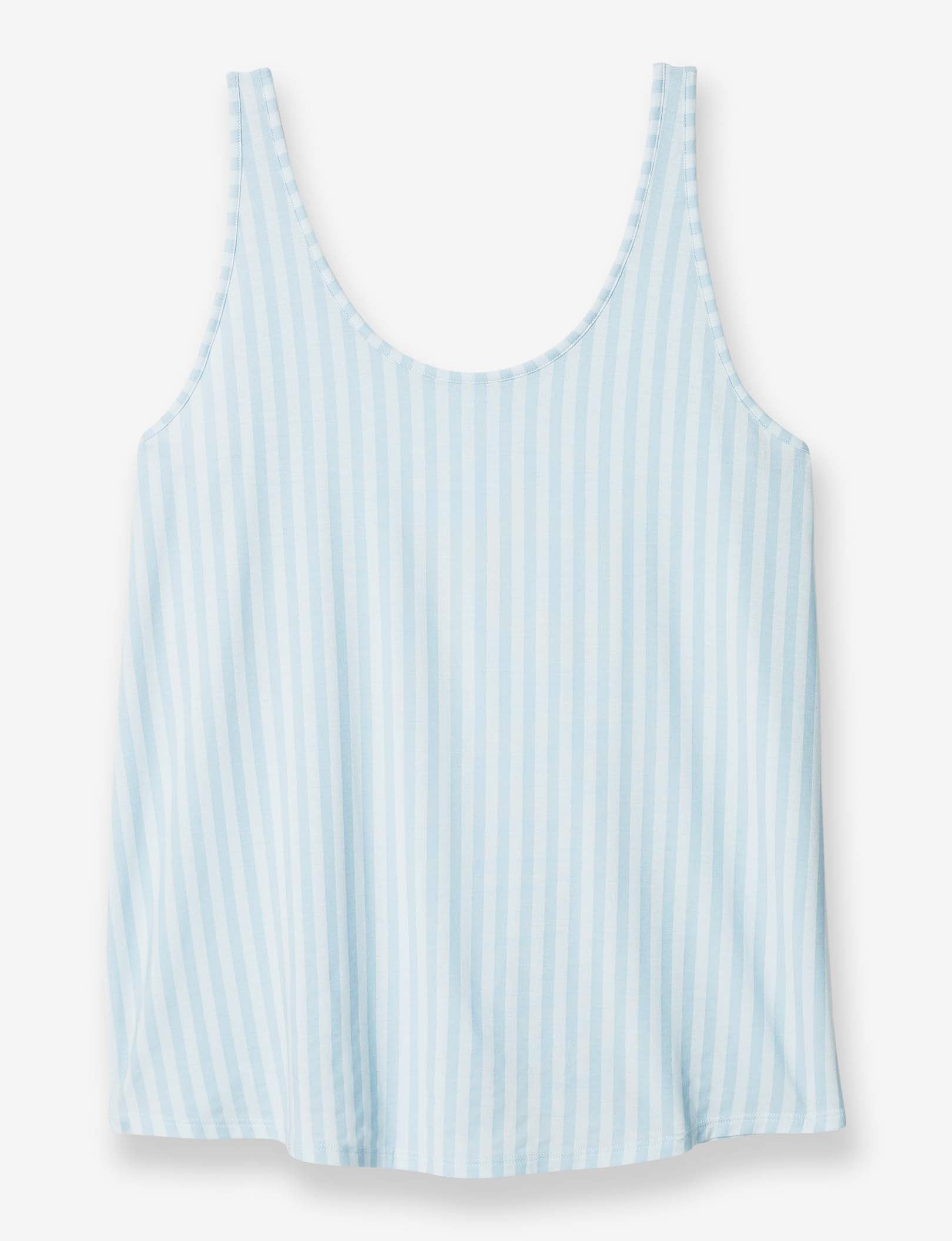 Women's Second Skin Sleep Tank::Ice Water