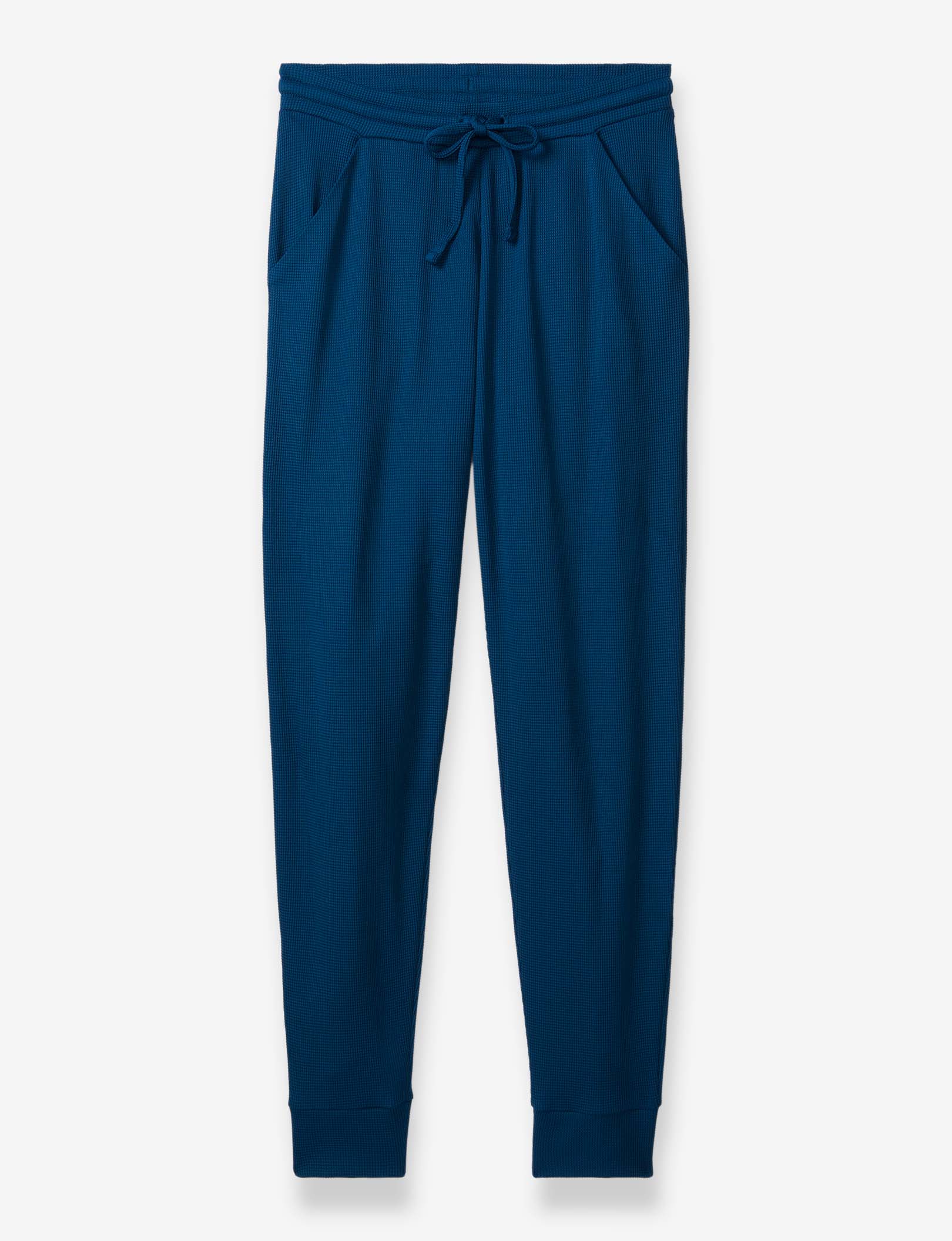 Women's Waffle Lounge Jogger::Gibraltar Sea