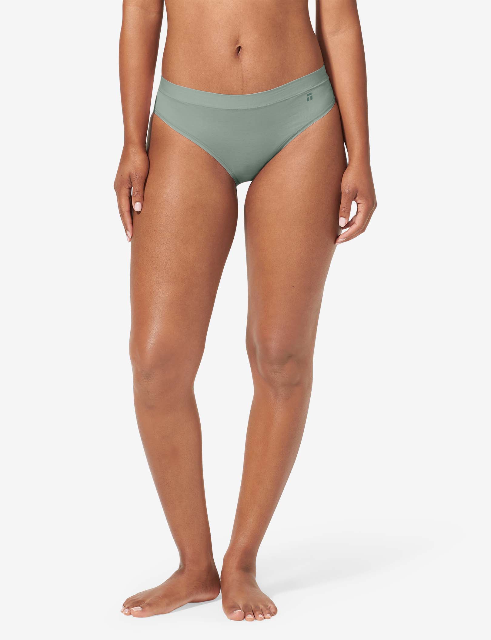 Women's Cool Cotton Cheeky::Lily Pad