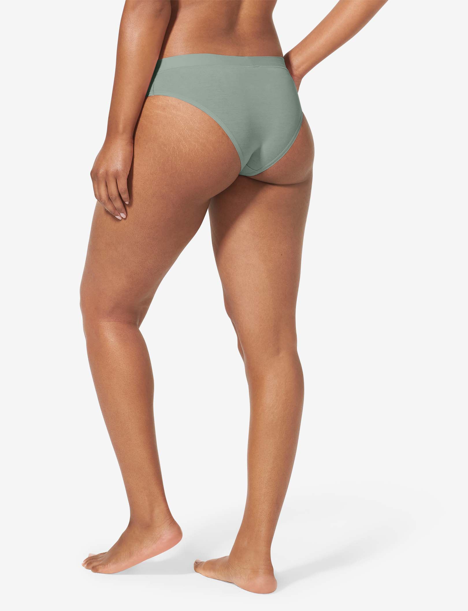 Women's Cool Cotton Cheeky::Lily Pad