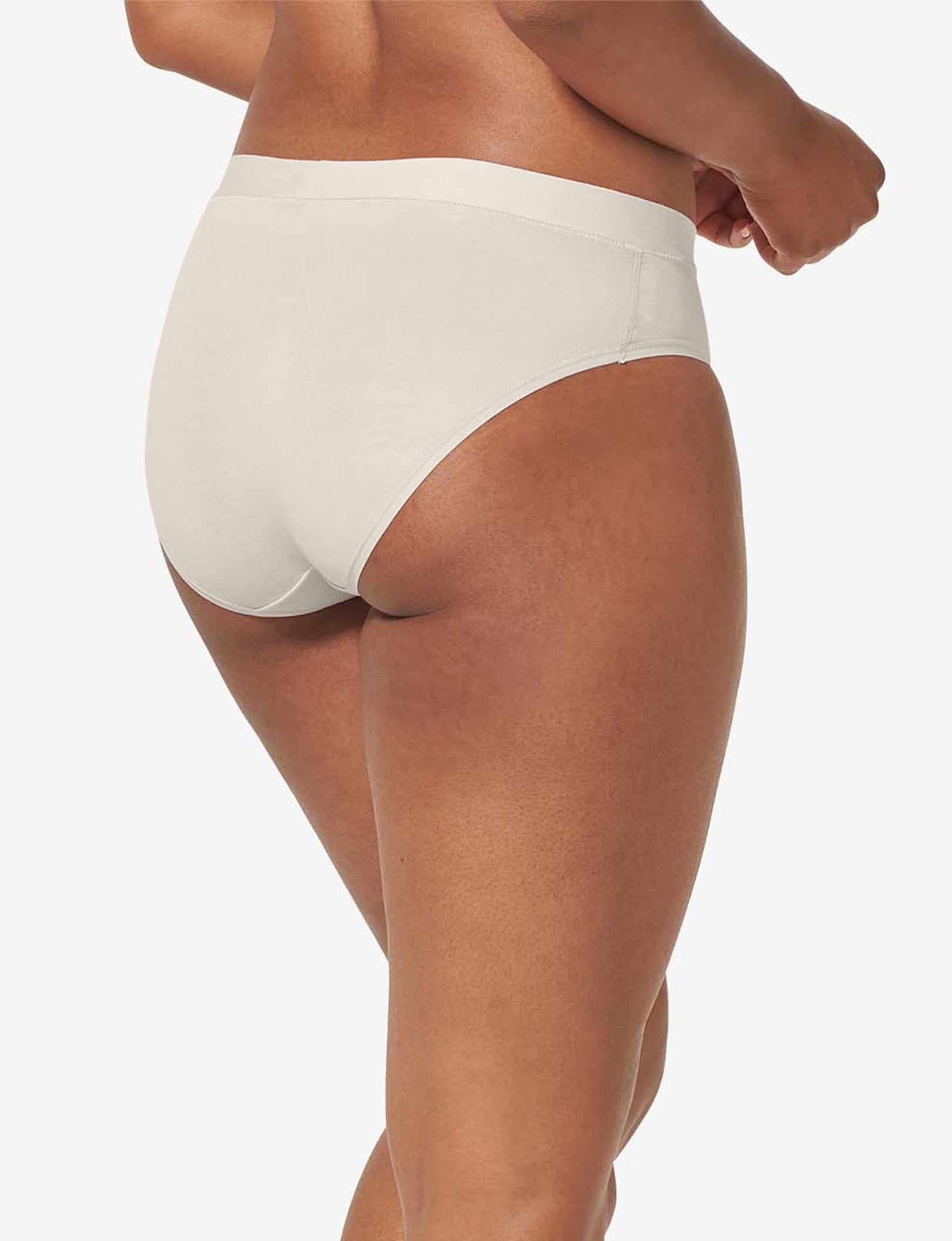 Women's Cool Cotton Brief::Silver Gray