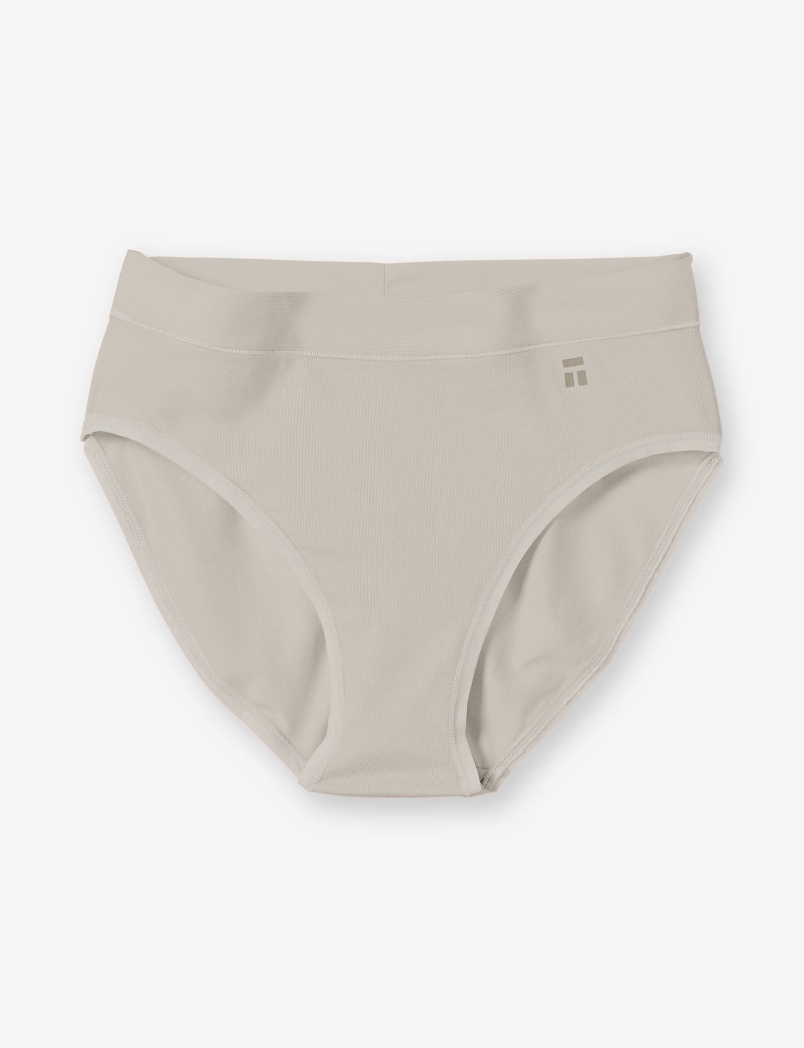 Women's Cool Cotton Brief::Silver Gray