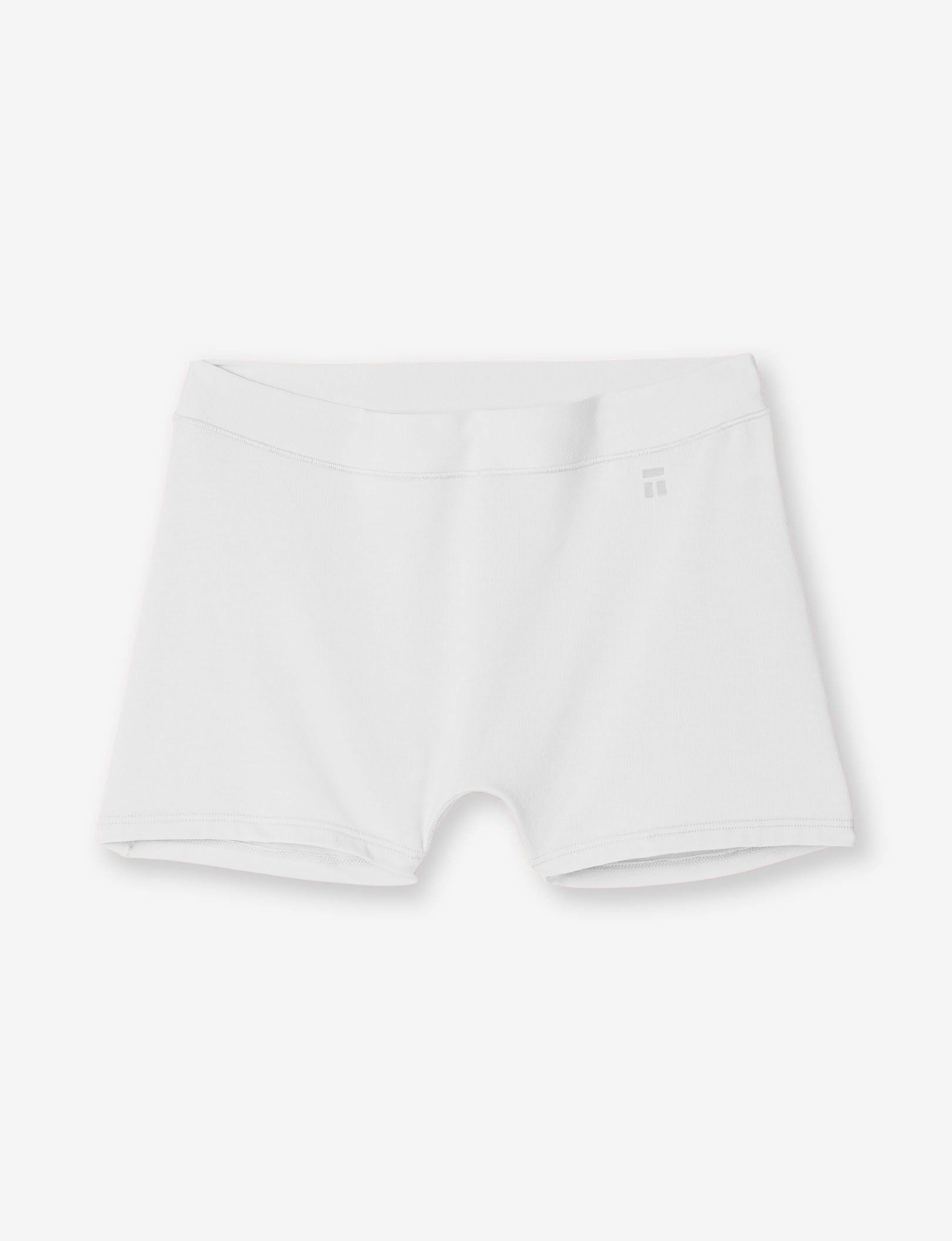 Women's Cool Cotton Boyshort::White