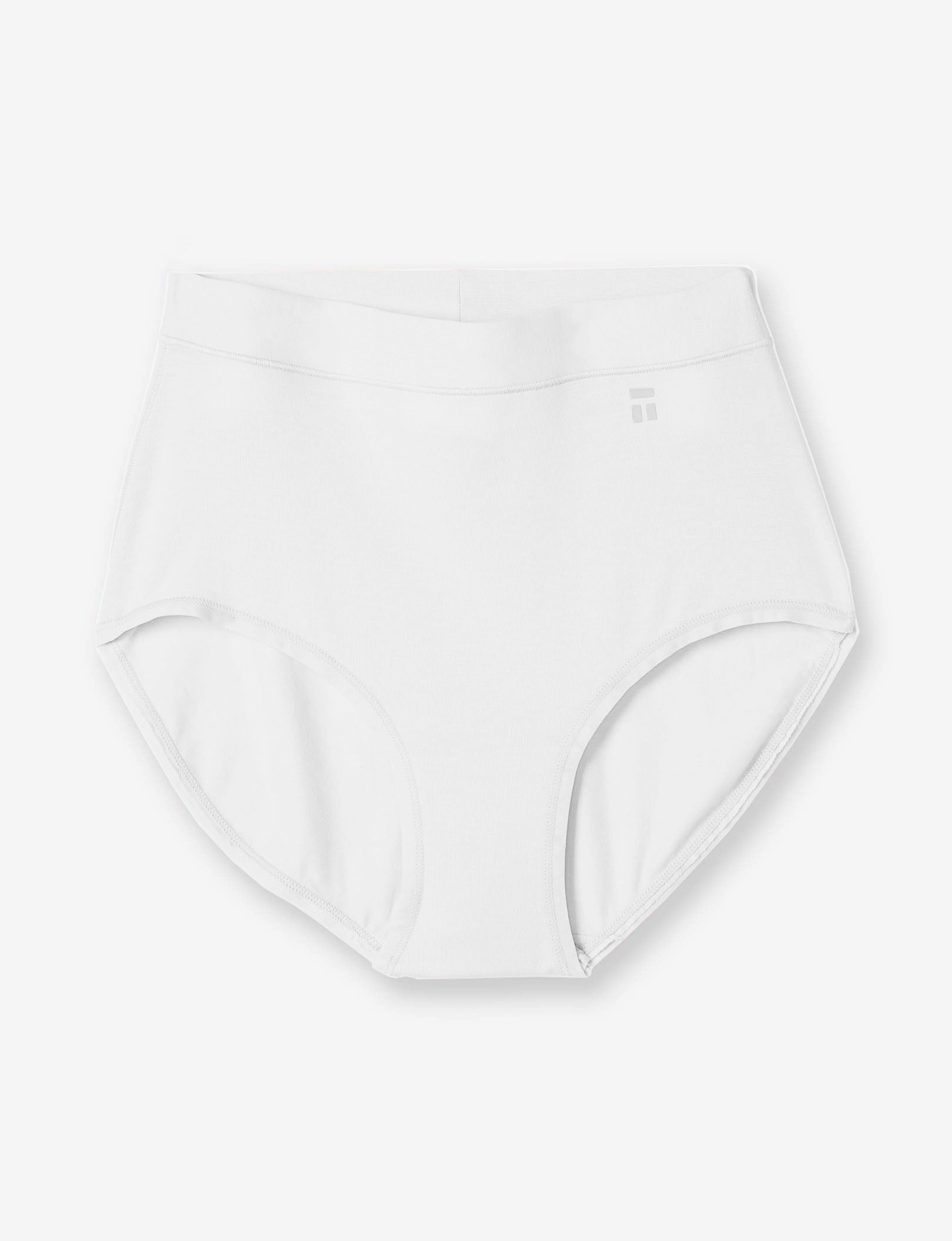 Women's Air High Rise Brief::White
