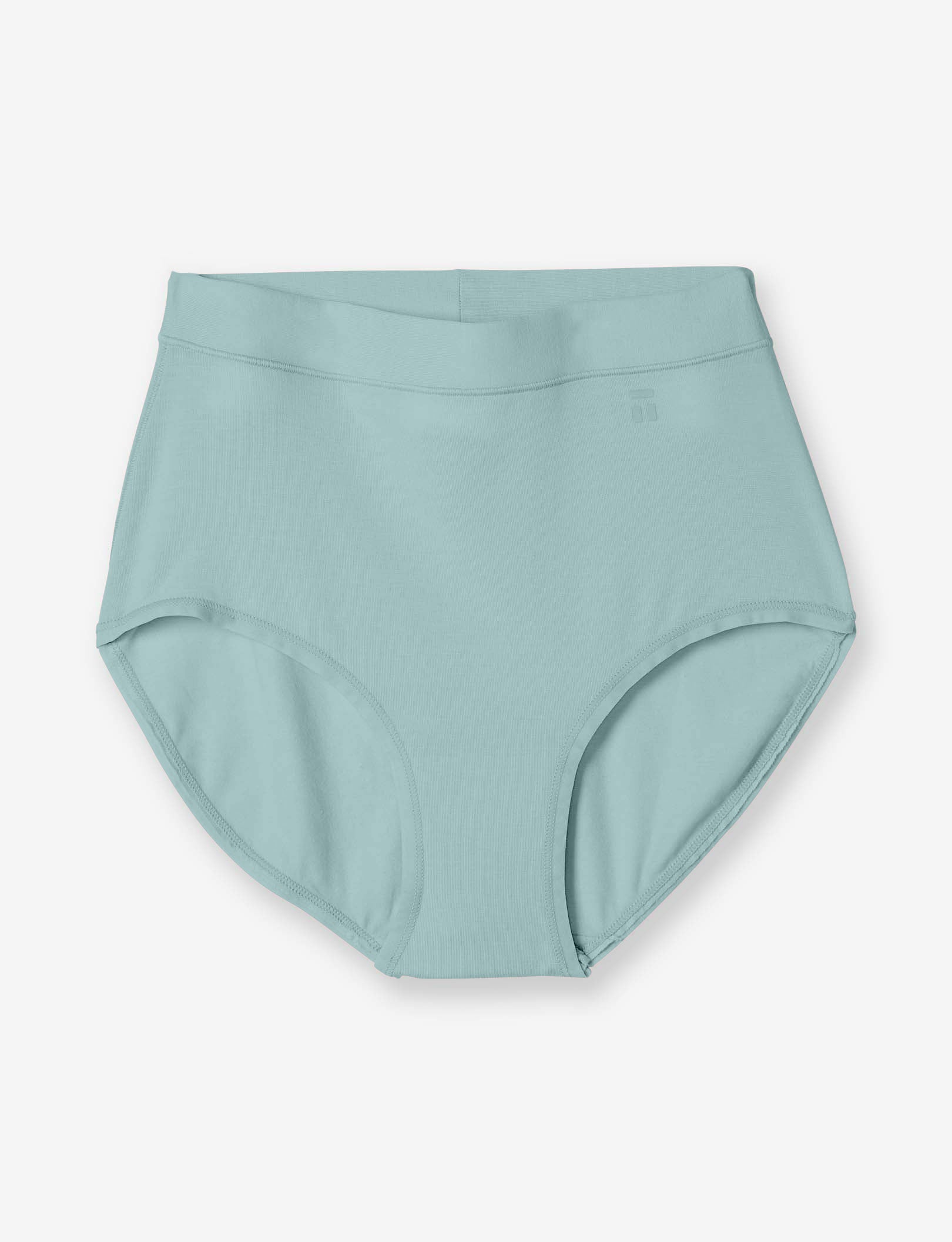 Women's Cool Cotton High Rise Brief::Blue Haze