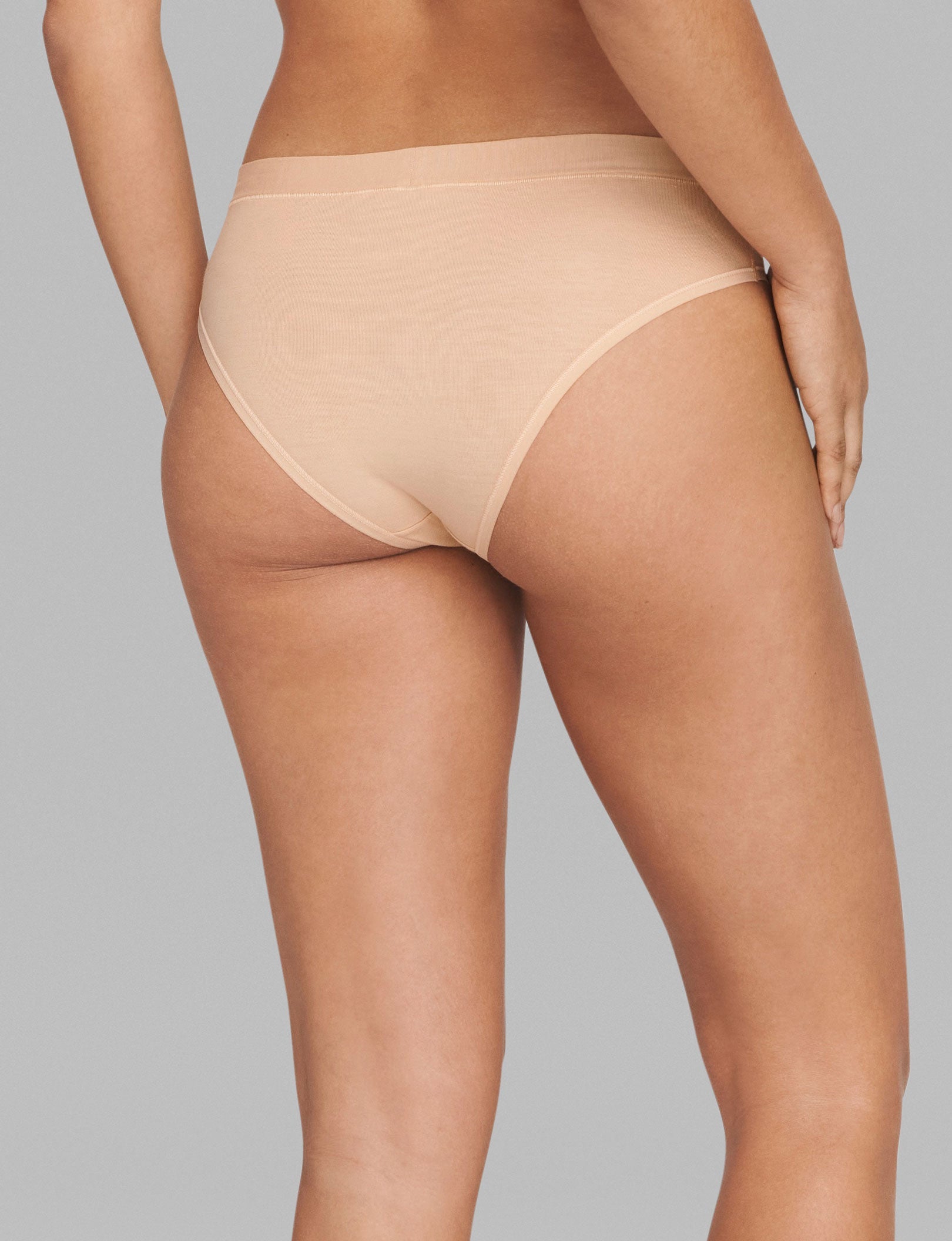 Women's Cool Cotton Cheeky::Maple Sugar