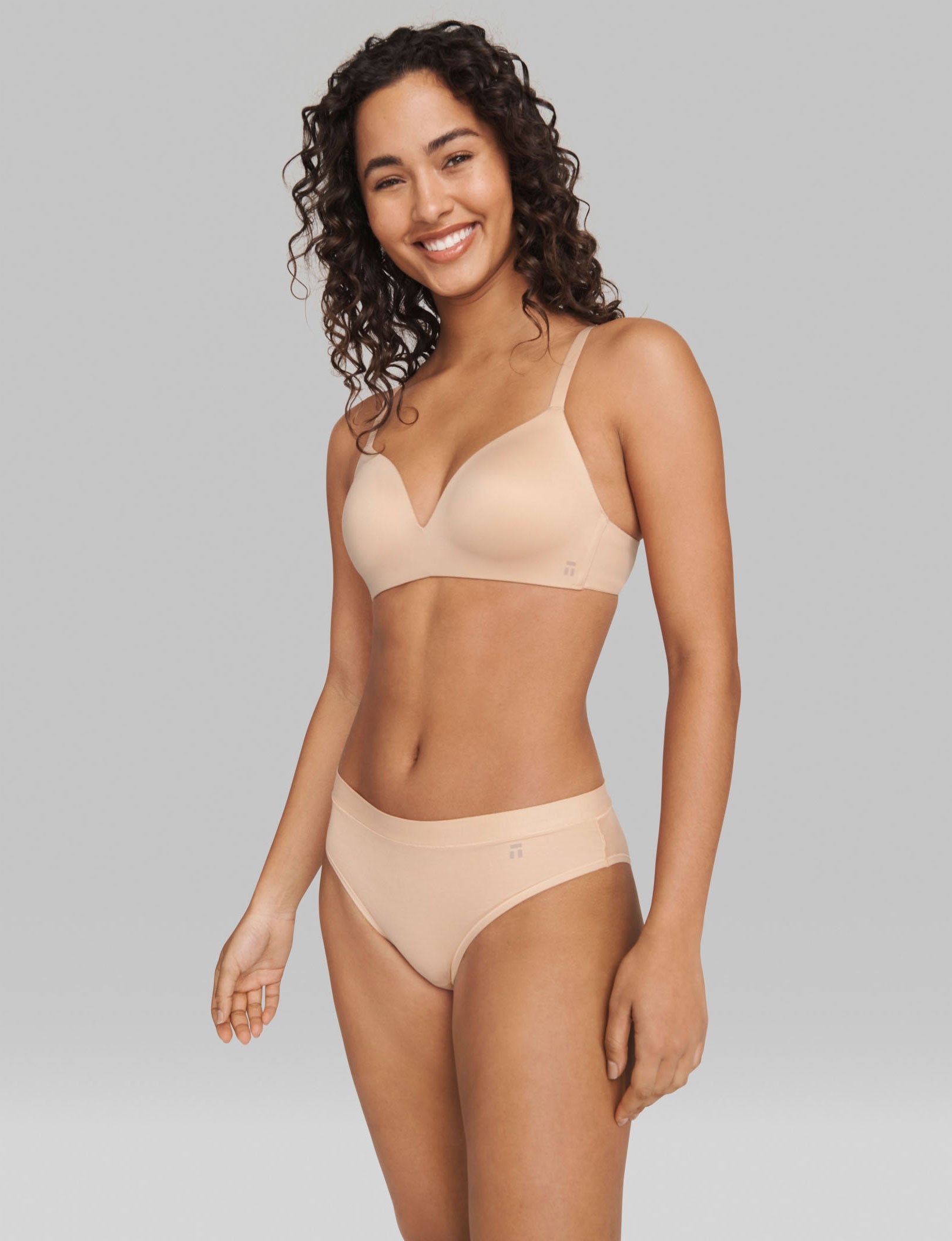 Women's Cool Cotton Cheeky::Maple Sugar