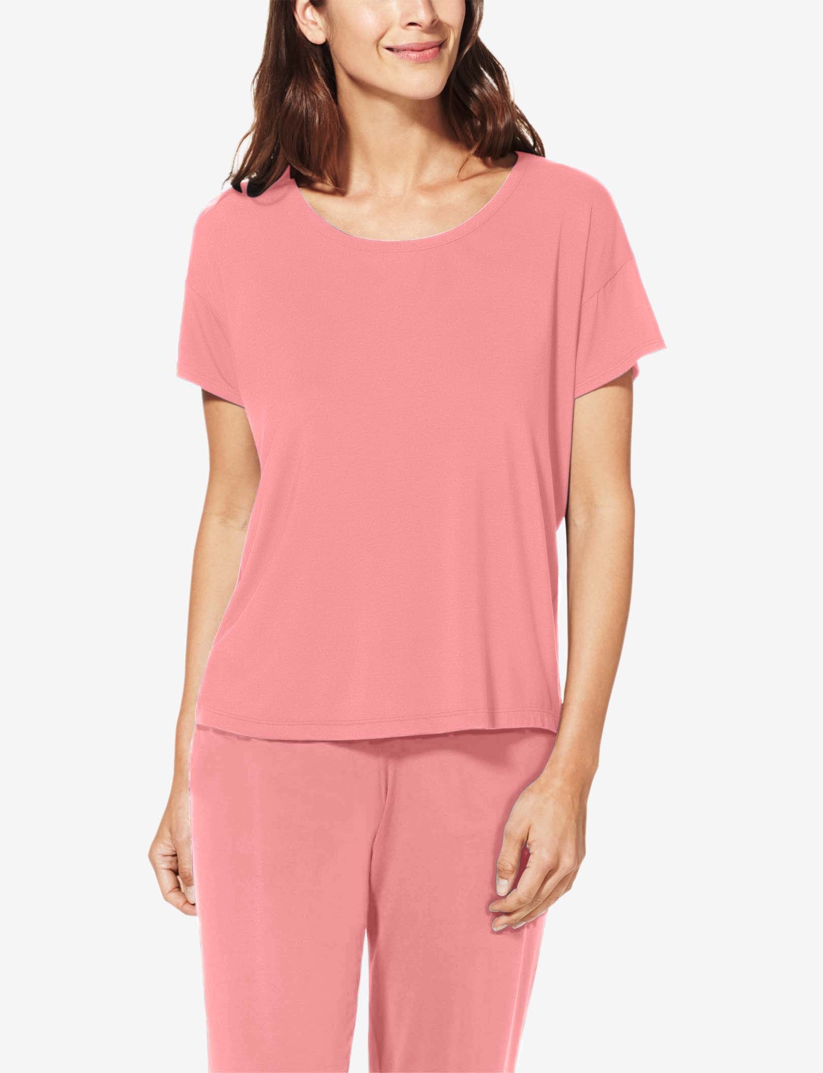 Women's Second Skin Sleep Tee::Peach Blossom