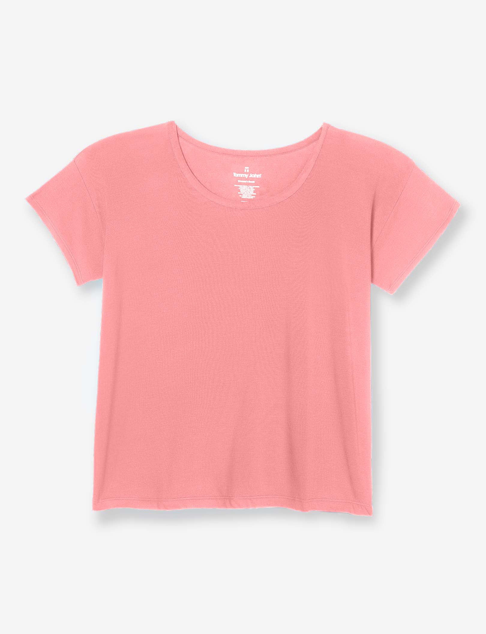 Women's Second Skin Sleep Tee::Peach Blossom