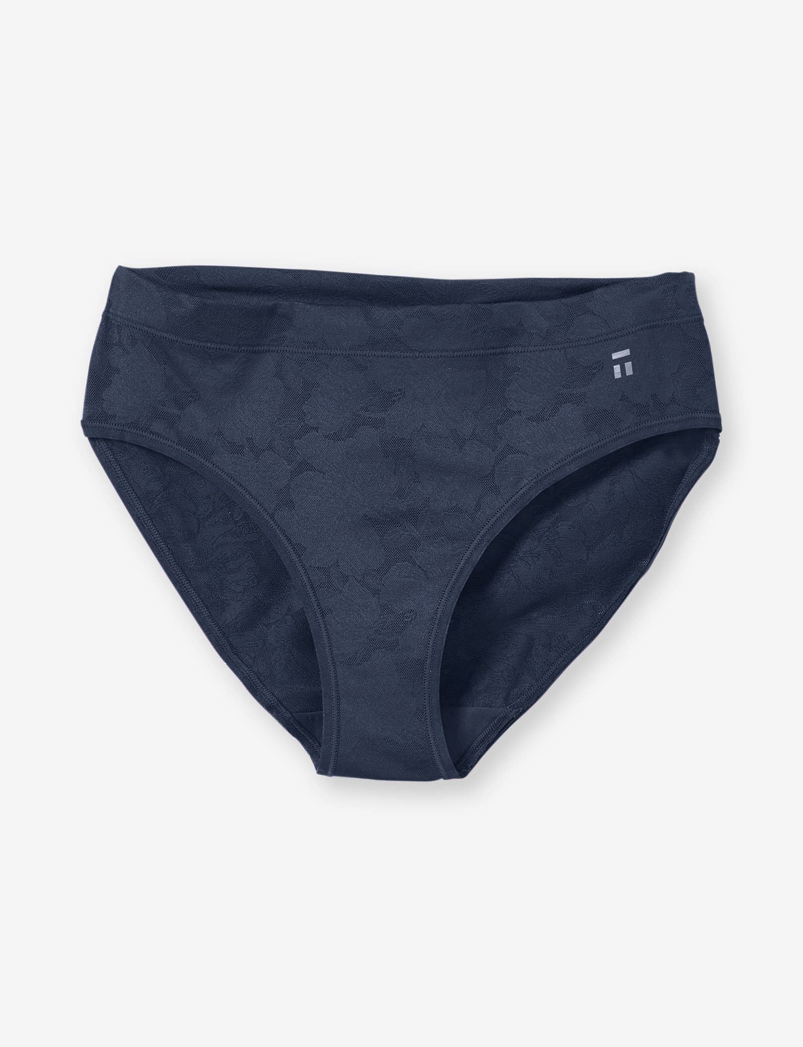 Women’s Second Skin Comfort Lace Brief::Dress Blues Lace