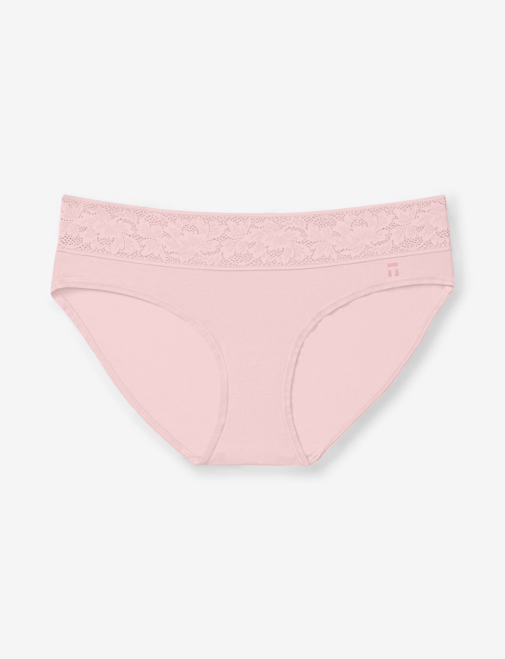 Women's Second Skin Brief, Lace Waist::Peachskin Lace Waist