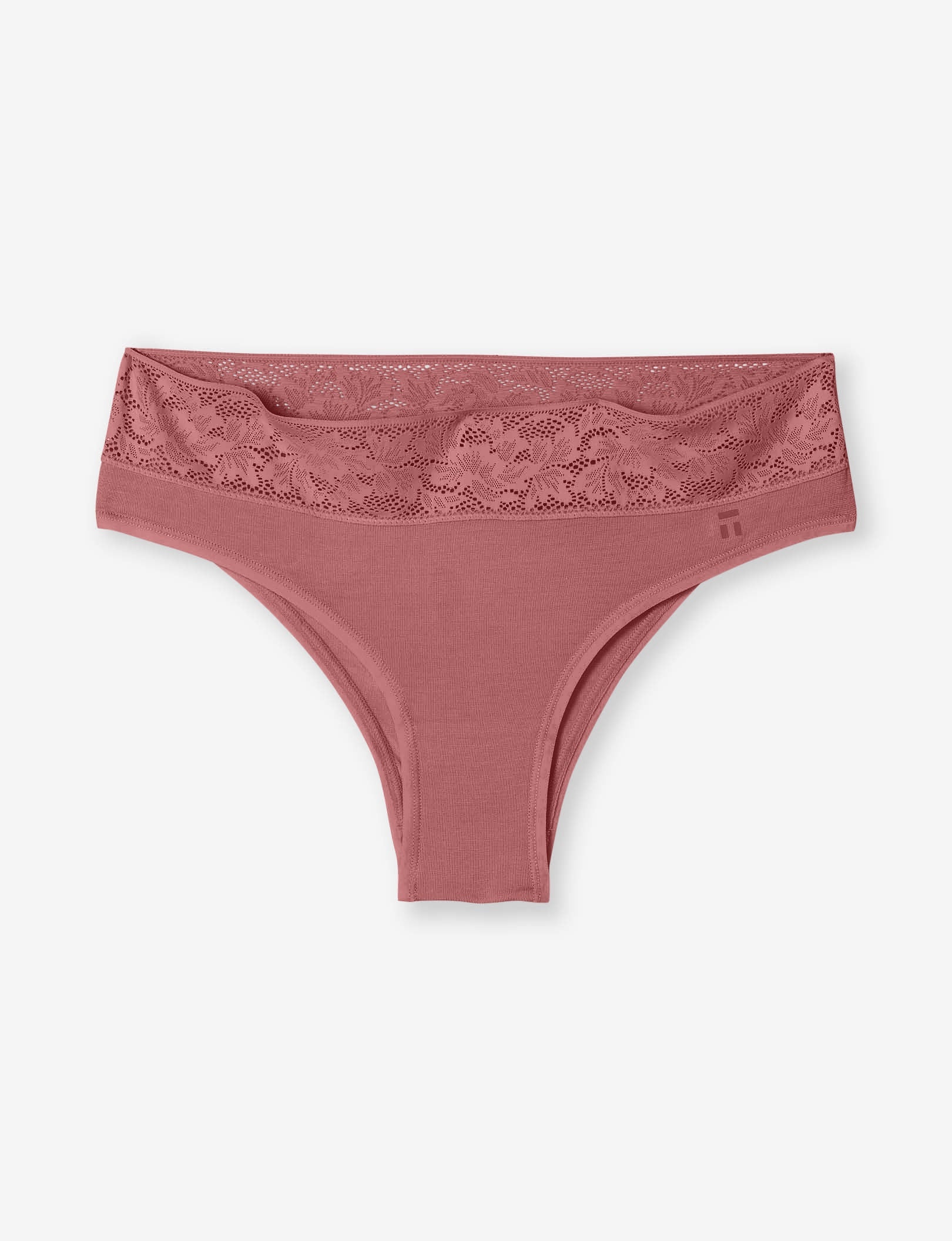 Women's Second Skin Cheeky, Lace Waist::Deco Rose Lace Waist