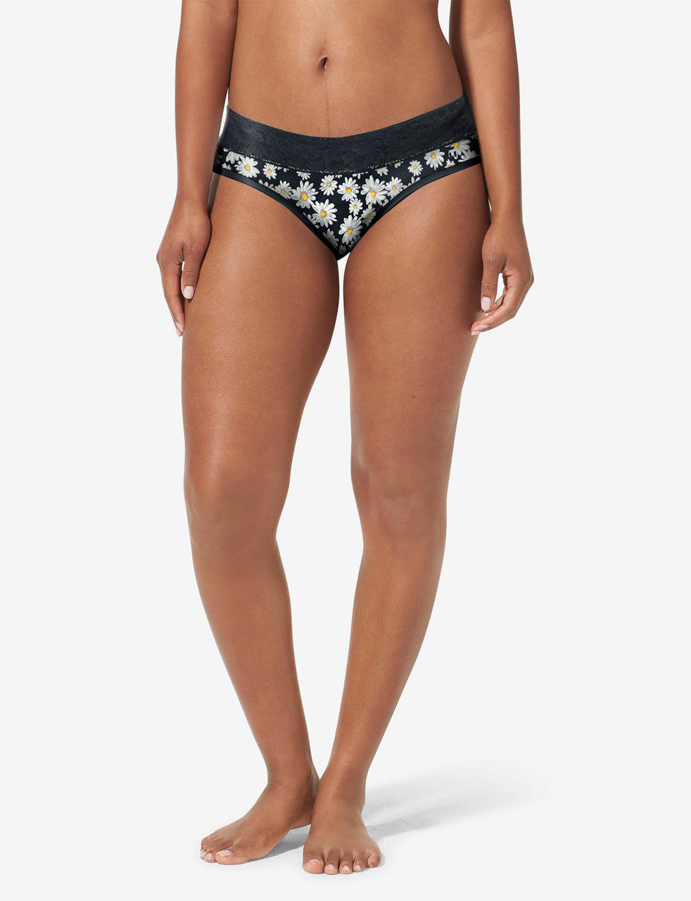 Women's Second Skin Brief, Lace Waist