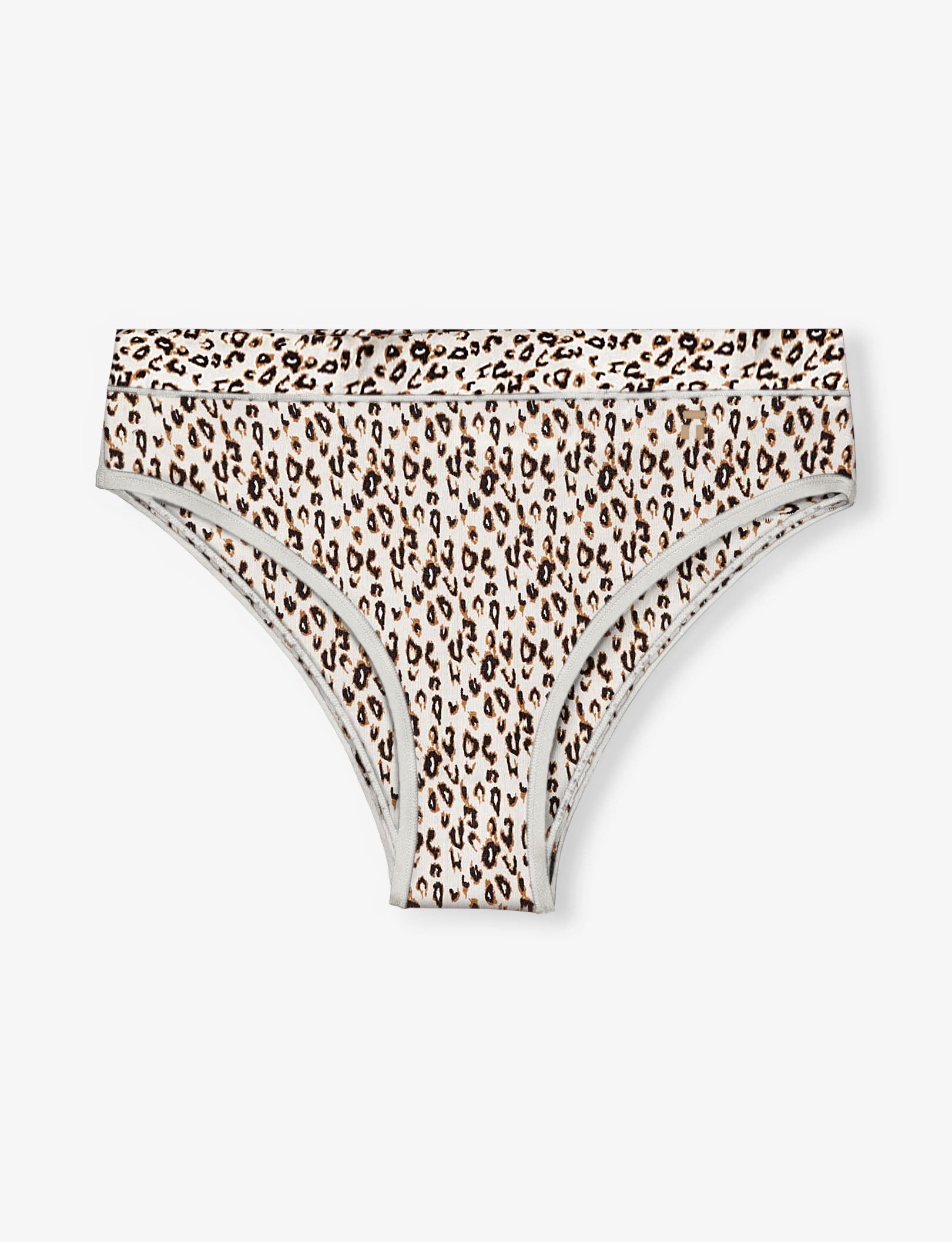 Women's Cool Cotton Cheeky::Natural Leopard