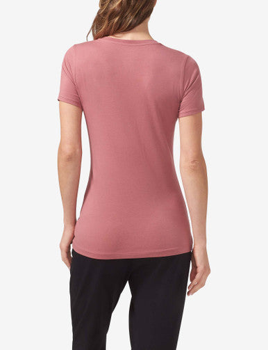 Women's Second Skin V-Neck Tee::Deco Rose