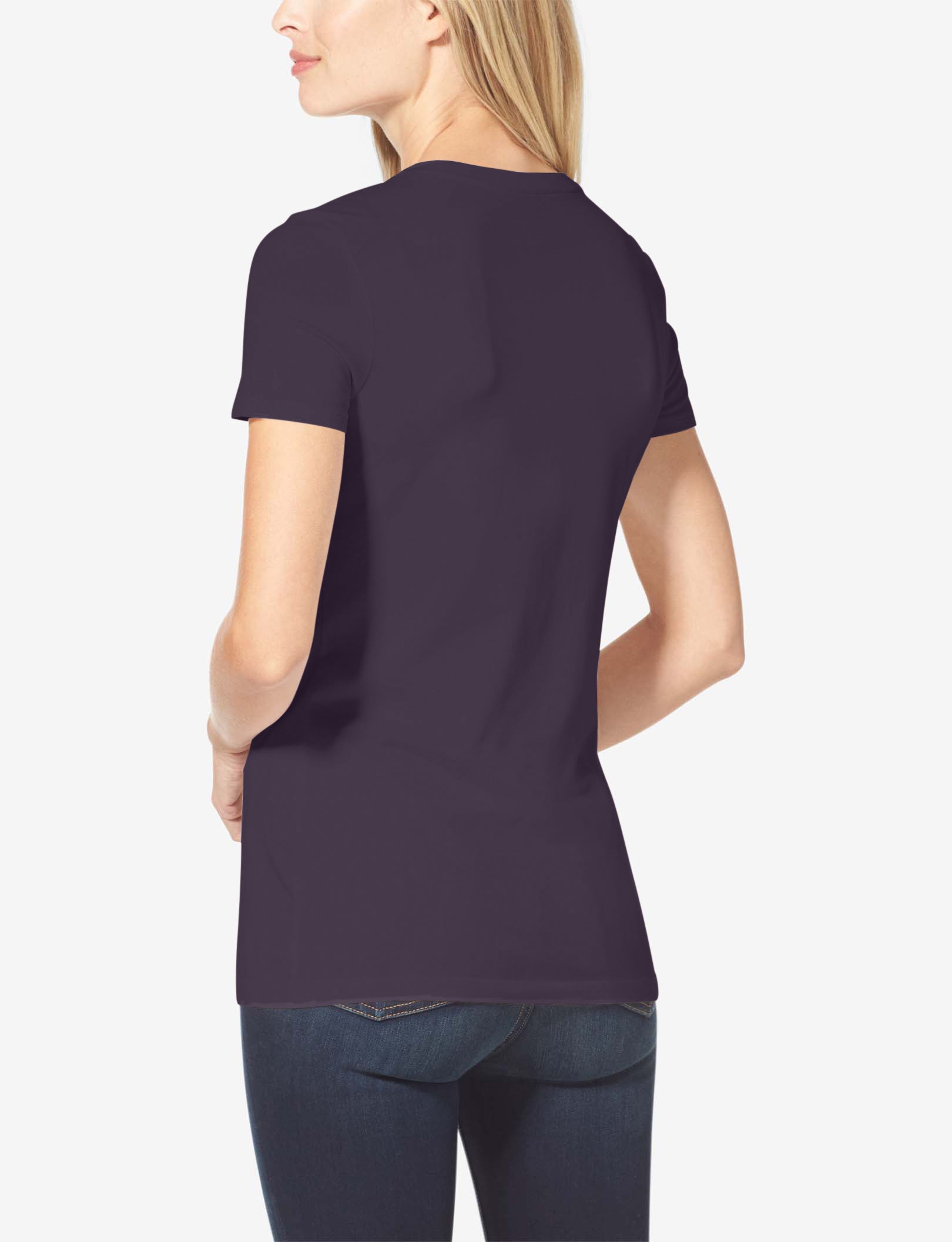 Women's Second Skin Crew Neck Tee::Nightshade