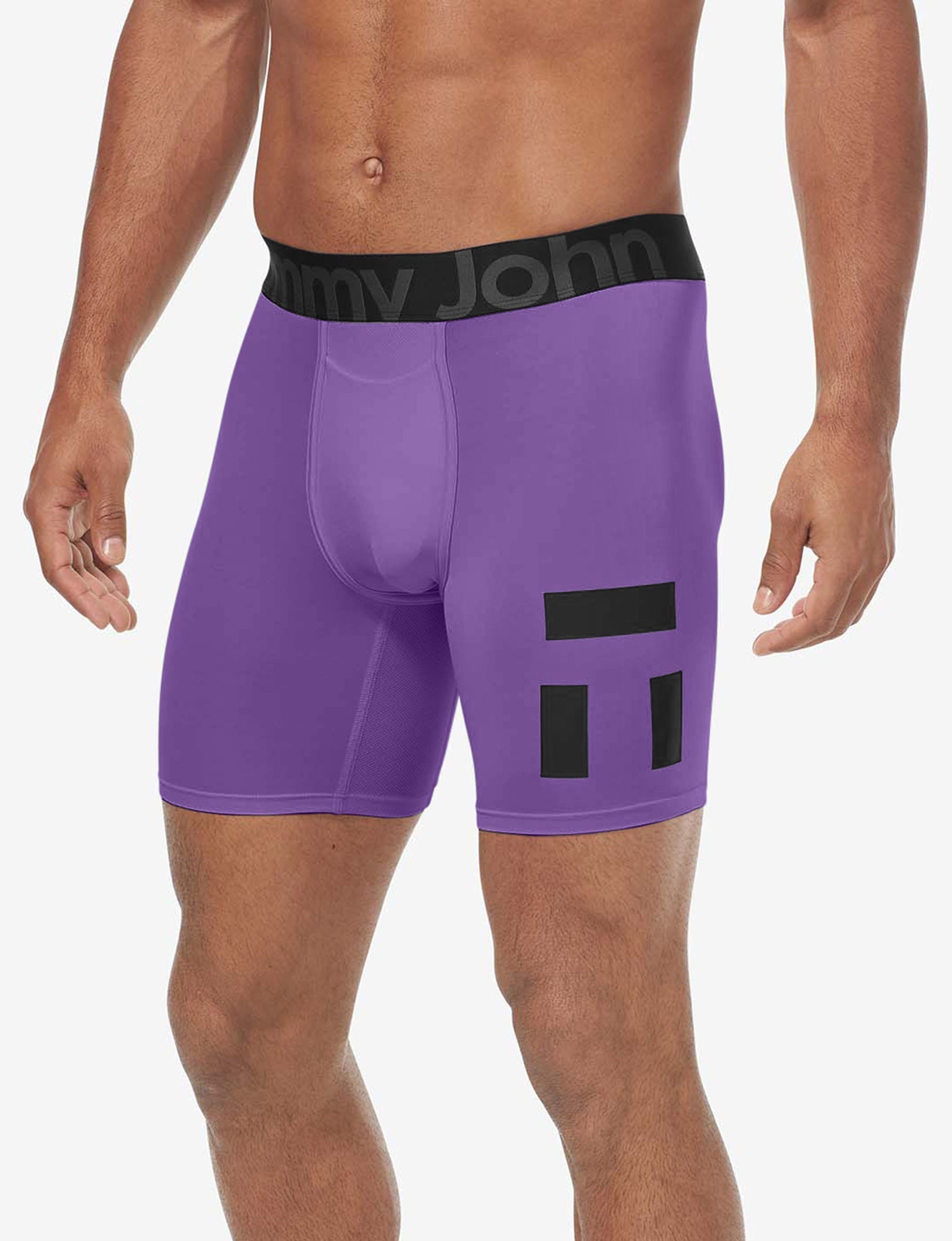 360 Sport Mid-Length Boxer Brief 6"::Deep Lavender