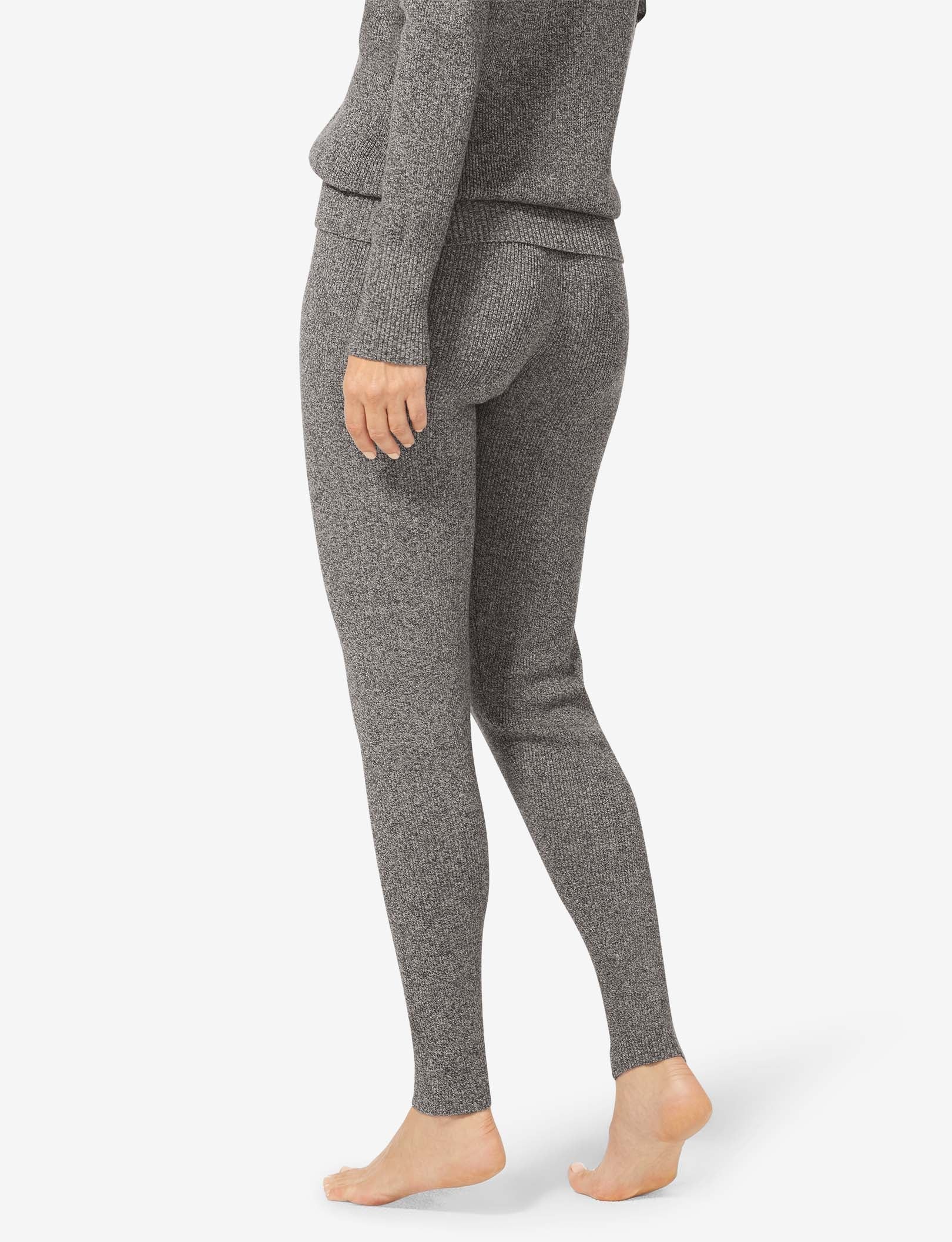 Women's Lounge Knit Legging::Medium Heather Grey