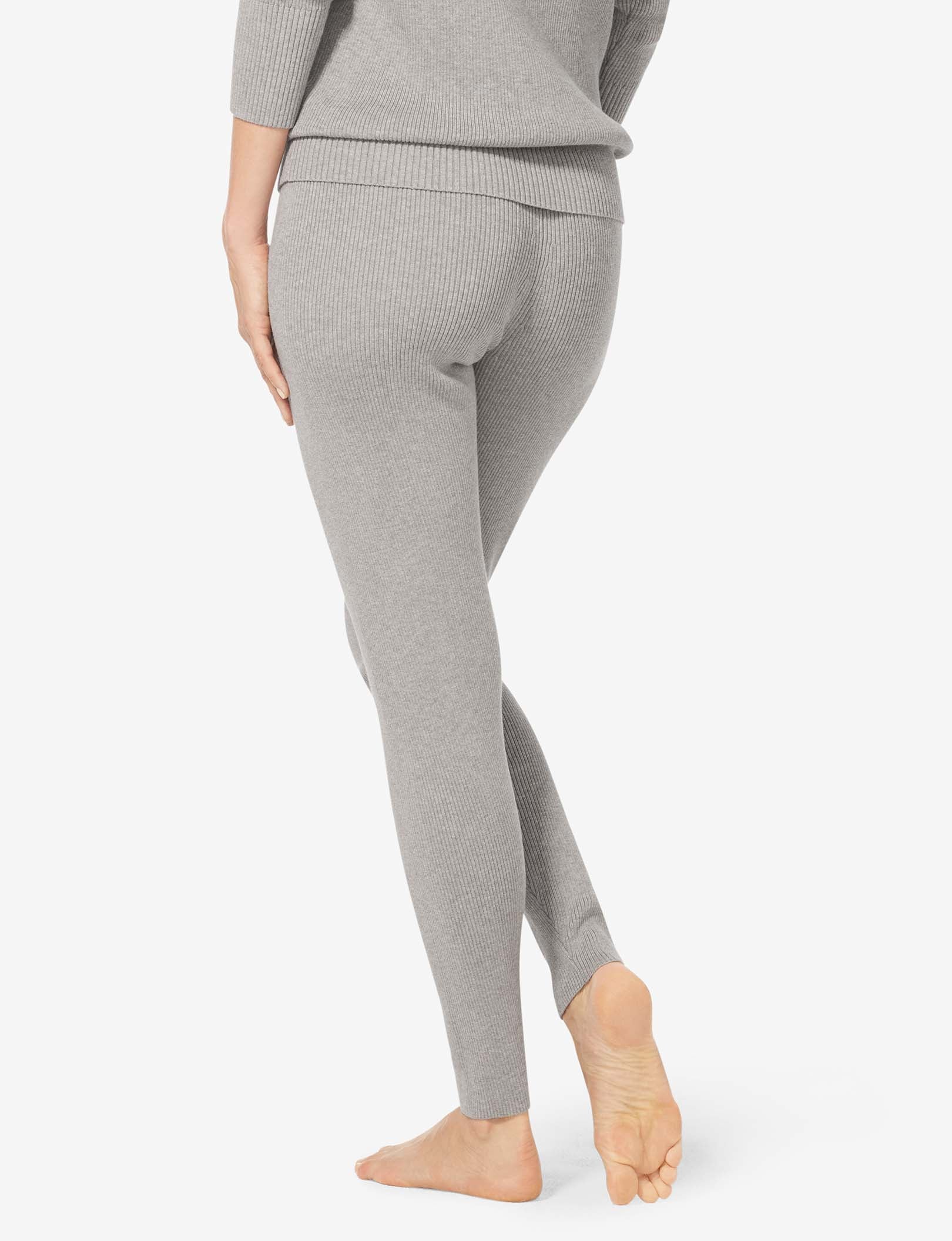 Women's Lounge Knit Legging::Light Heather Grey