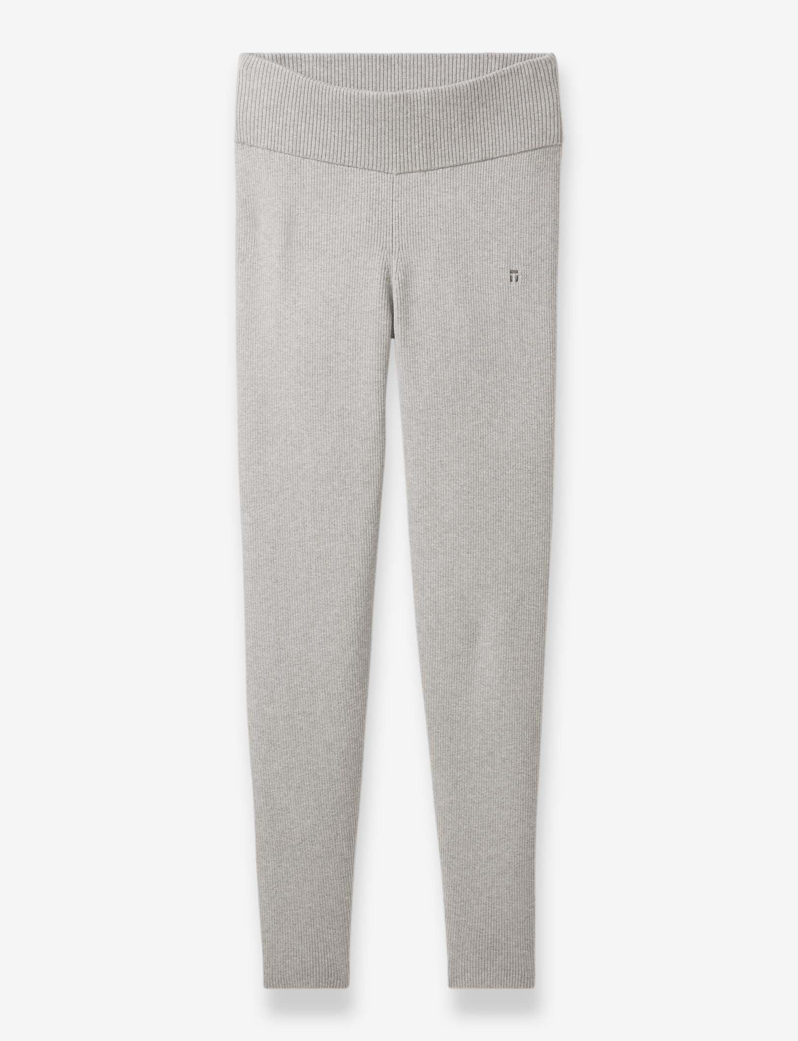 Women's Lounge Knit Legging::Light Heather Grey