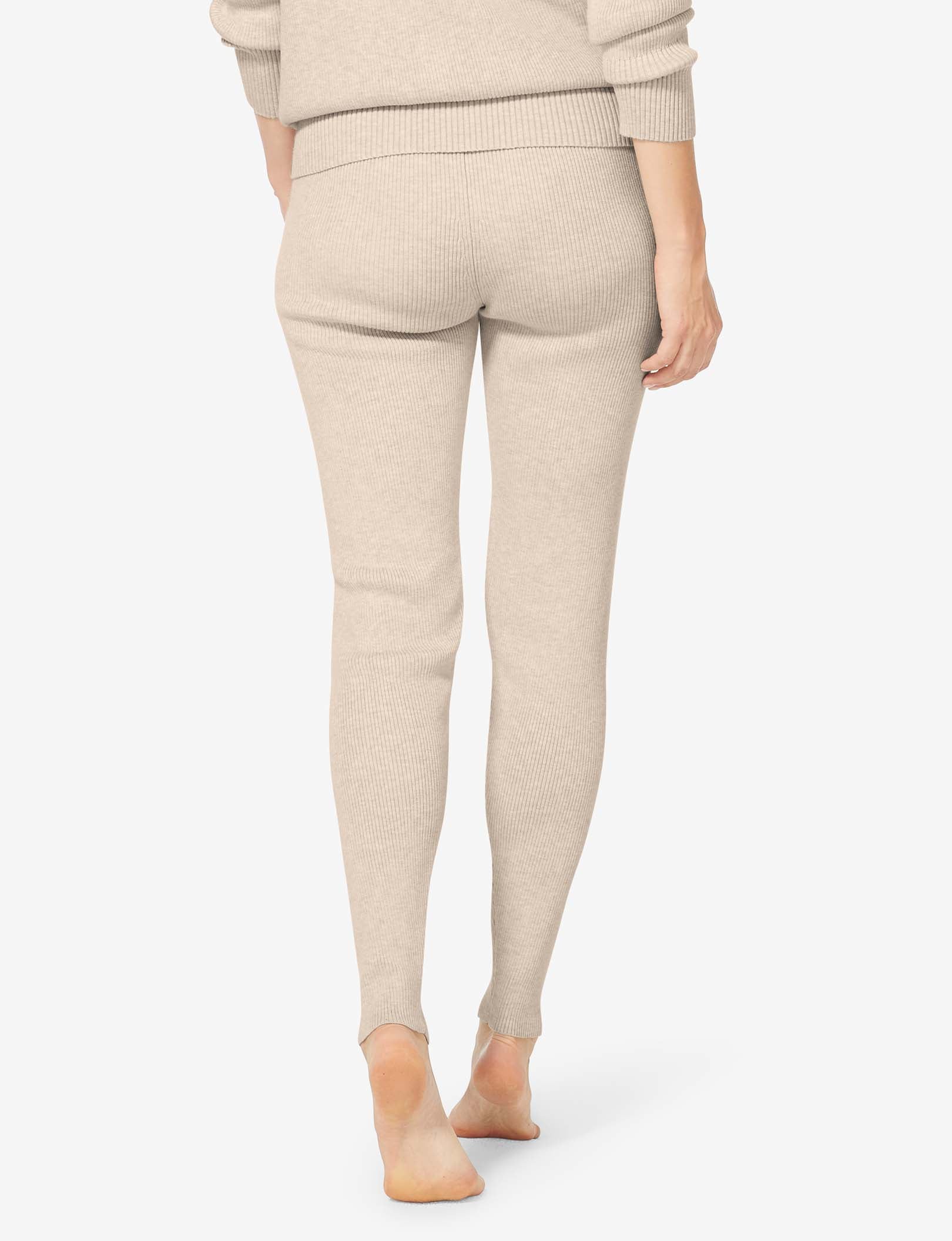 Women's Lounge Knit Legging::Oatmeal Heather