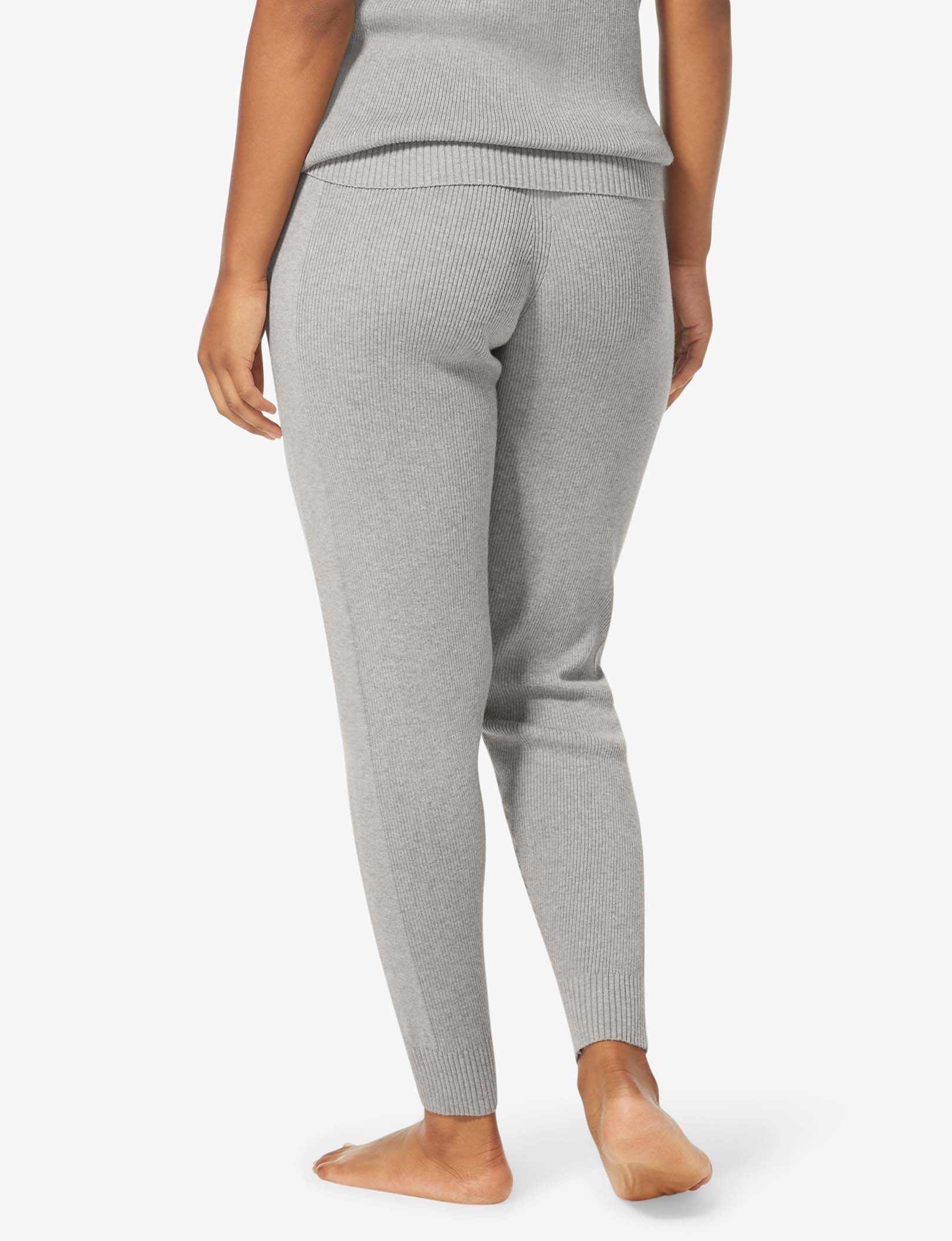 Women's Lounge Knit Jogger::Light Heather Grey