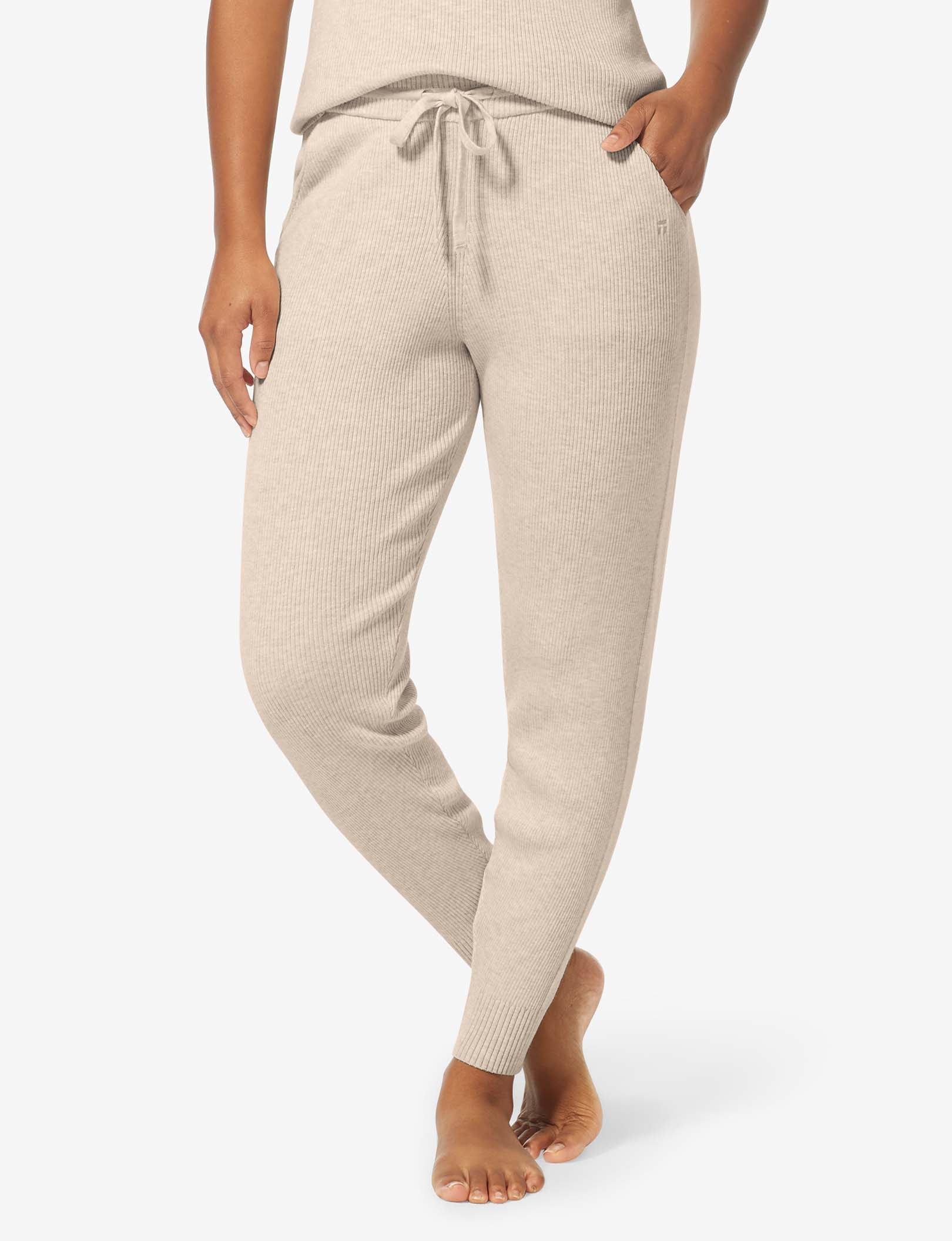 Women's Lounge Knit Jogger::Oatmeal Heather