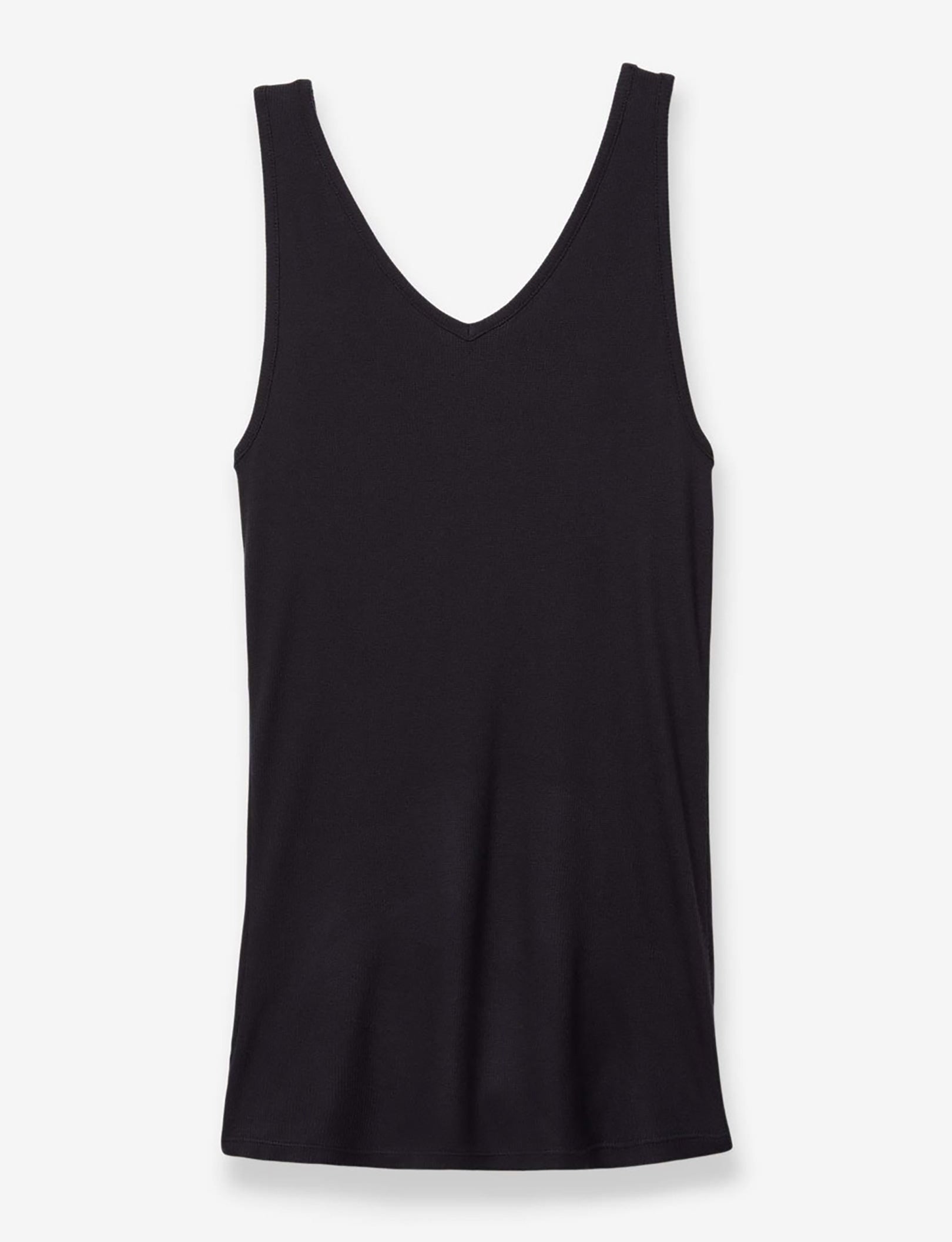 Women's Lounge Scoop or V-Neck Tank::Black