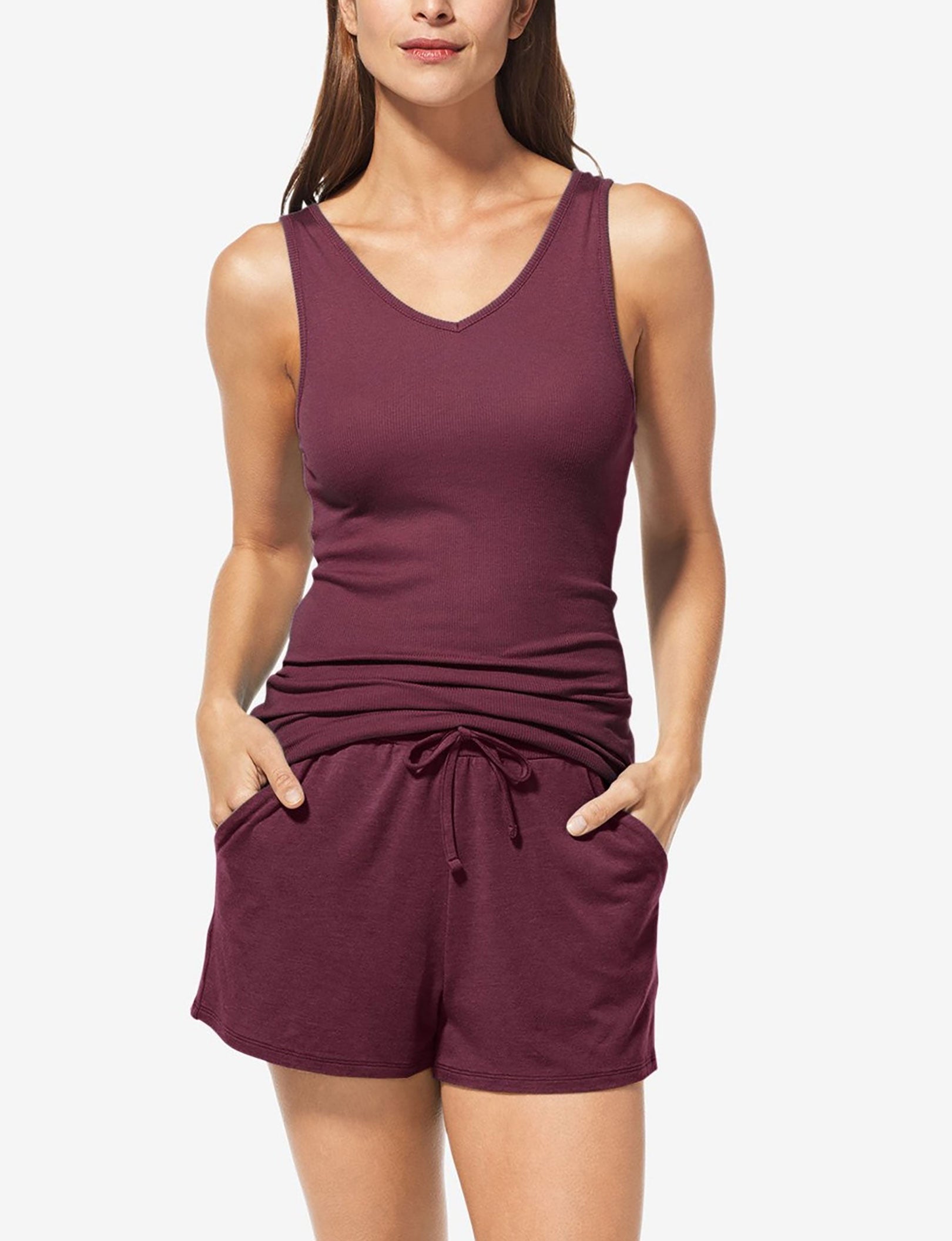 Women's Lounge Scoop or V-Neck Tank::Winetasting