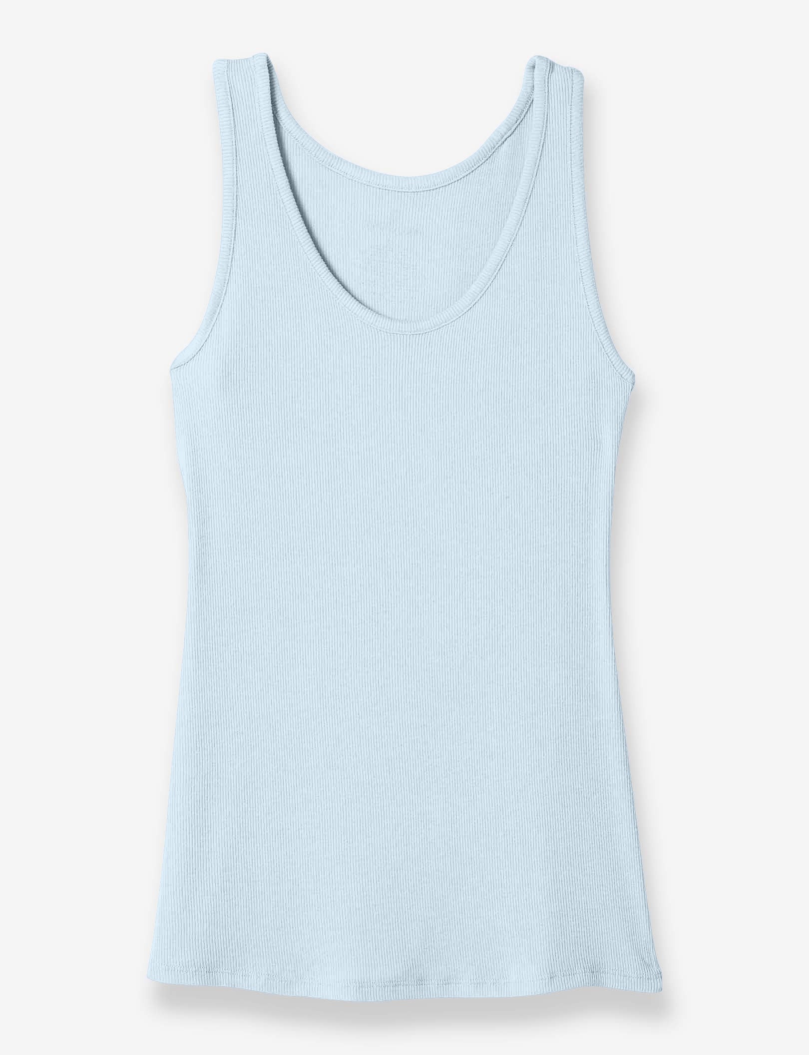 Women's Lounge Scoop or V-Neck Tank::Ice Blue