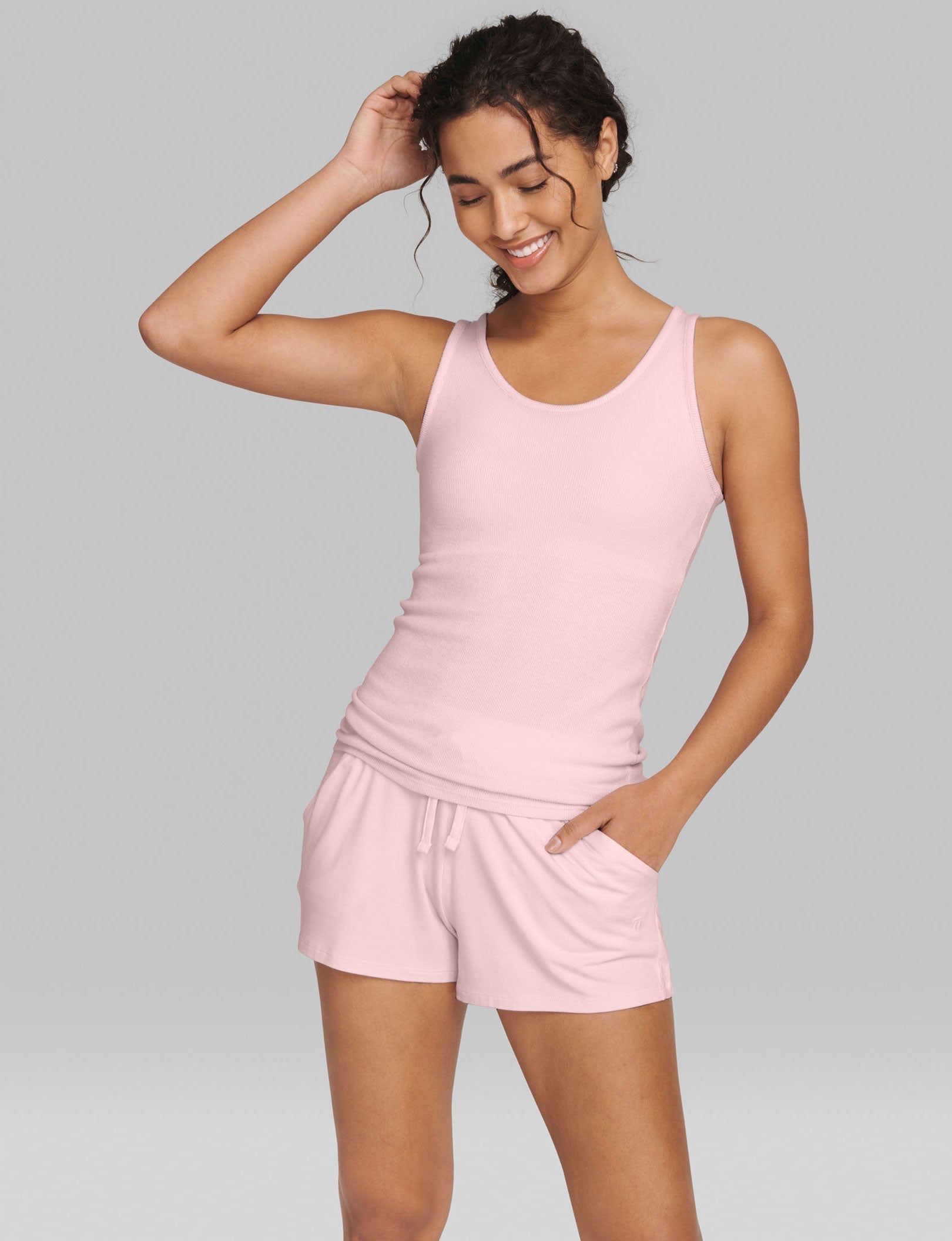 Women's Lounge Scoop or V-Neck Tank::Barely There