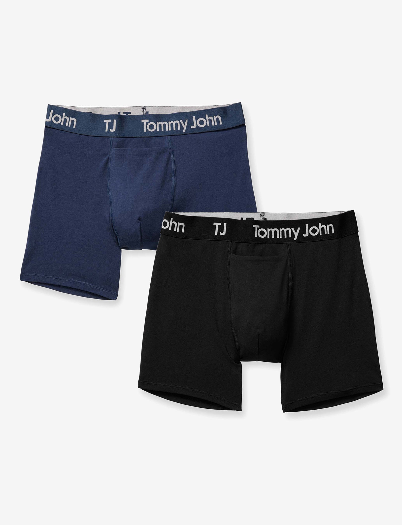 TJ Cotton Stretch Trunk 4” (2-Pack)::Dress Blues/Black