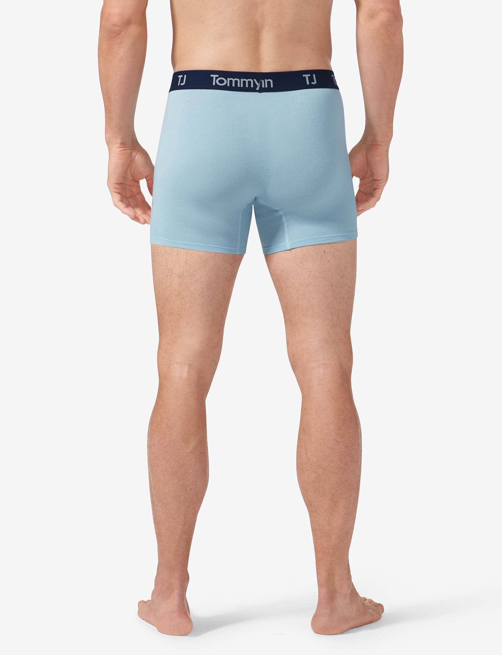 TJ Cotton Stretch Trunk 4” (2-Pack)::Forget Me Not