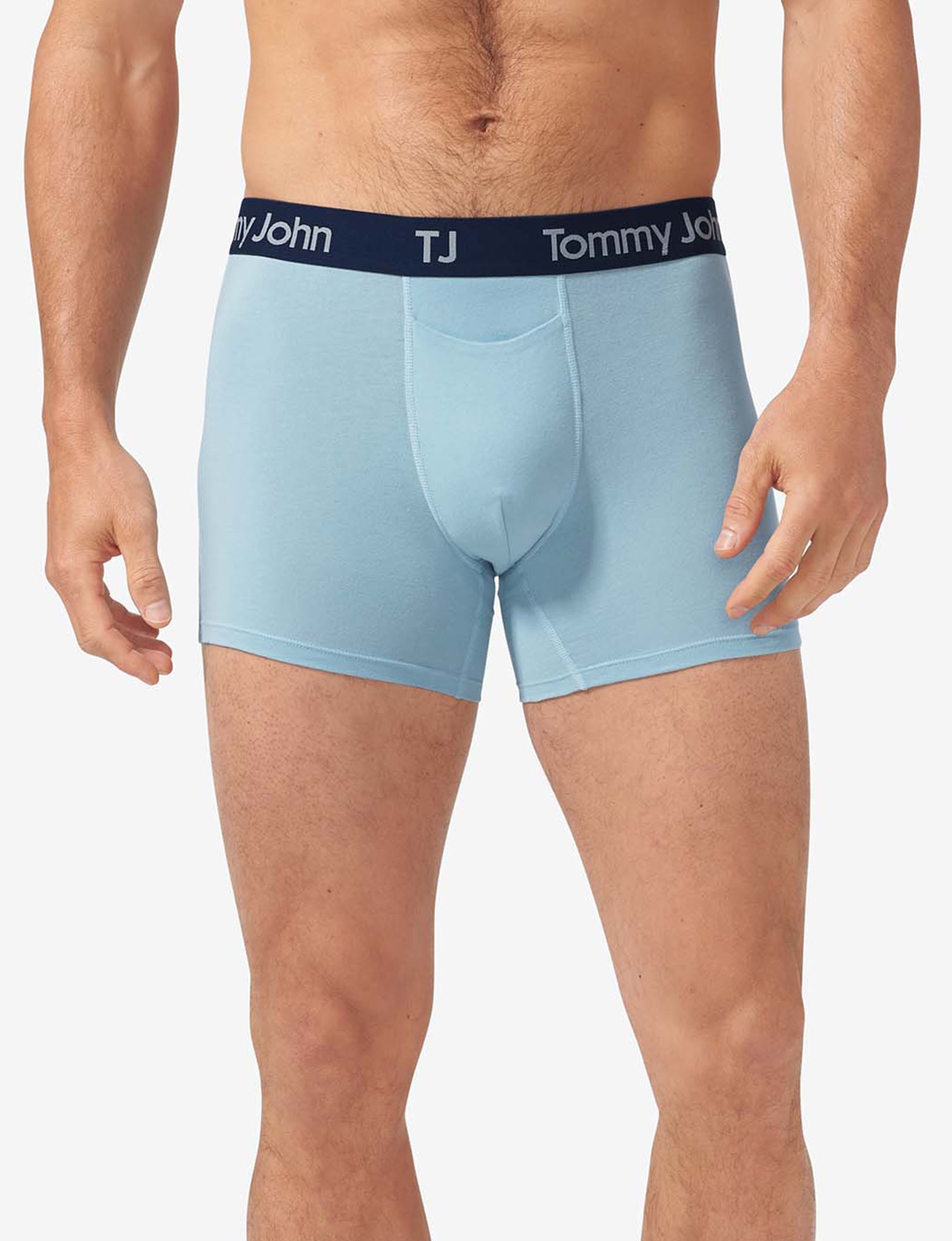 TJ Cotton Stretch Trunk 4” (2-Pack)::Forget Me Not