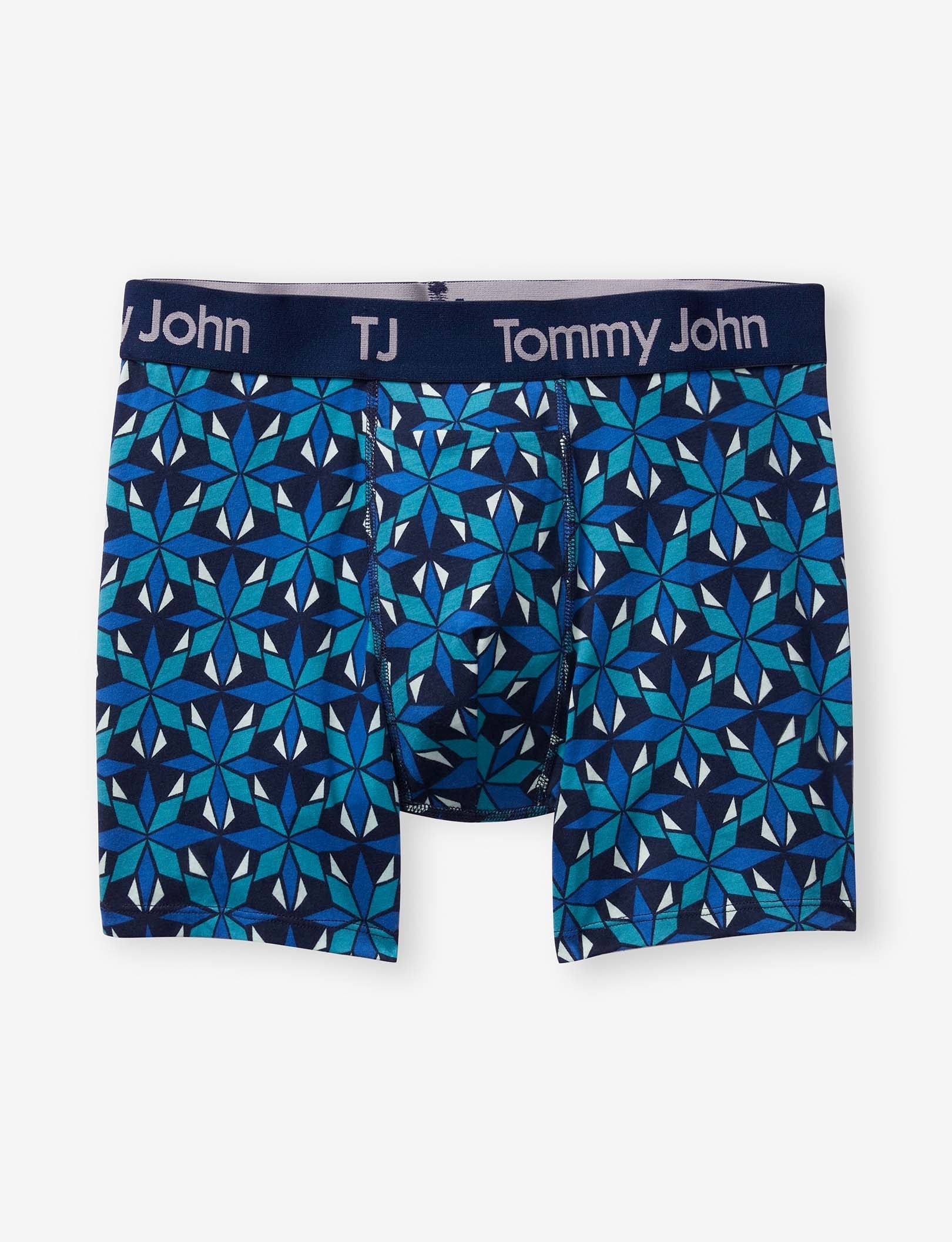 TJ Cotton Stretch Trunk 4” (2-Pack)::Dress Blues/June Bug