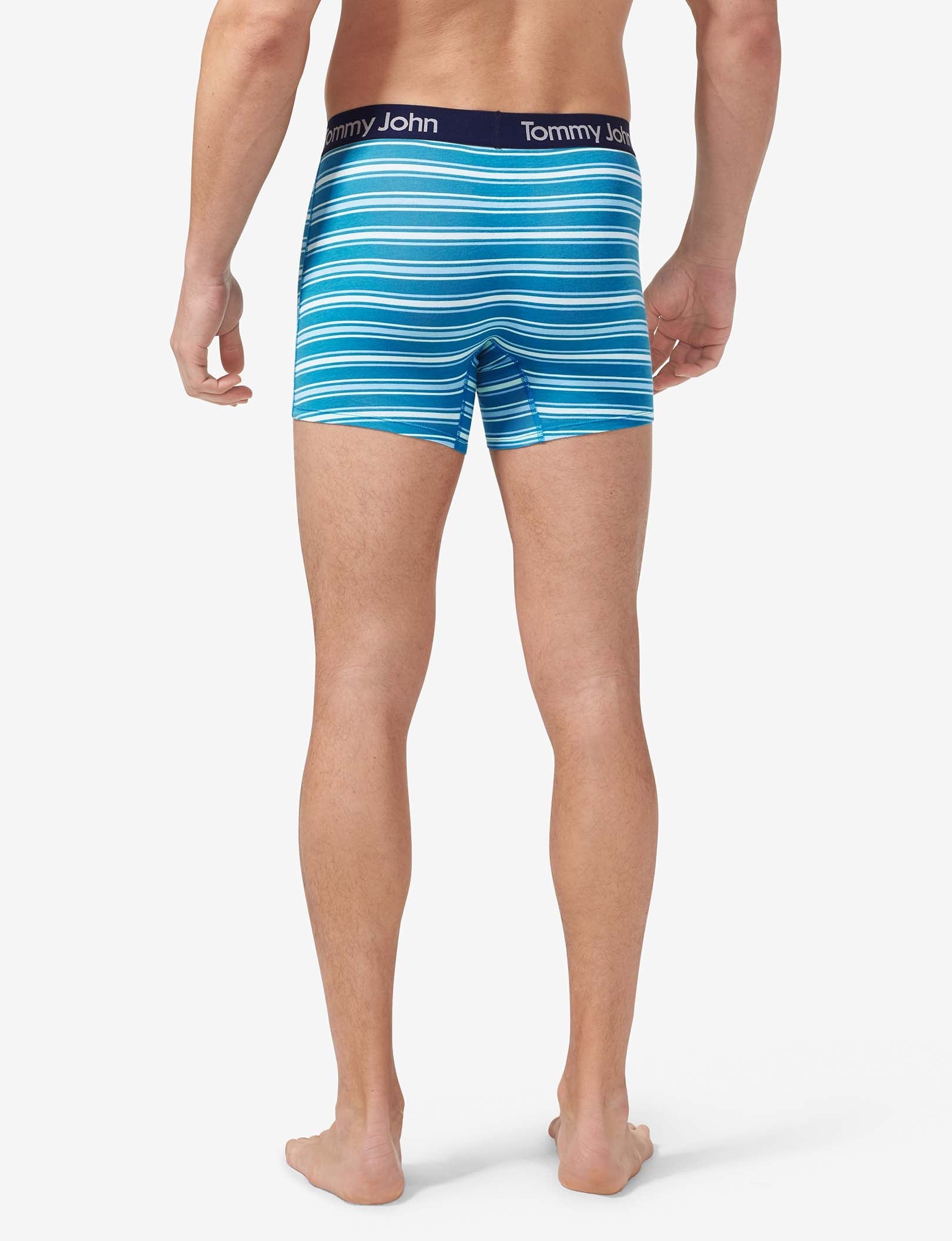 TJ Cotton Stretch Trunk 4” (2-Pack)::Forget Me Not