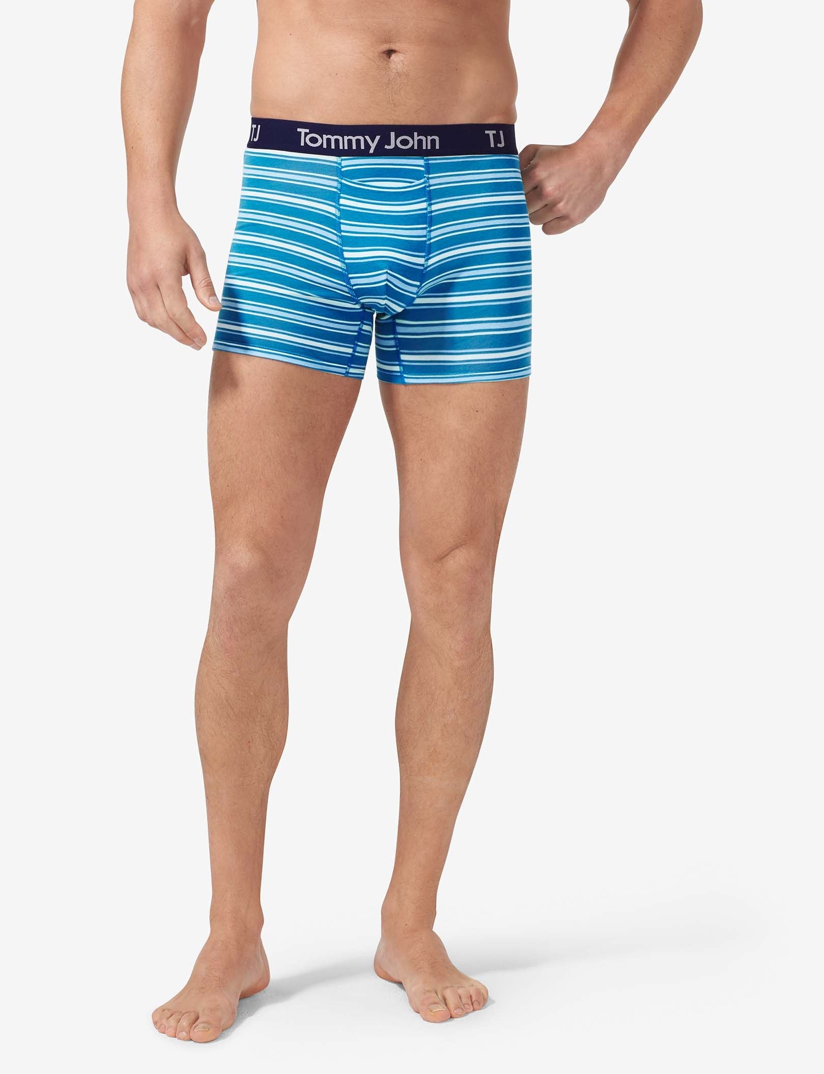 TJ Cotton Stretch Trunk 4” (2-Pack)::Forget Me Not