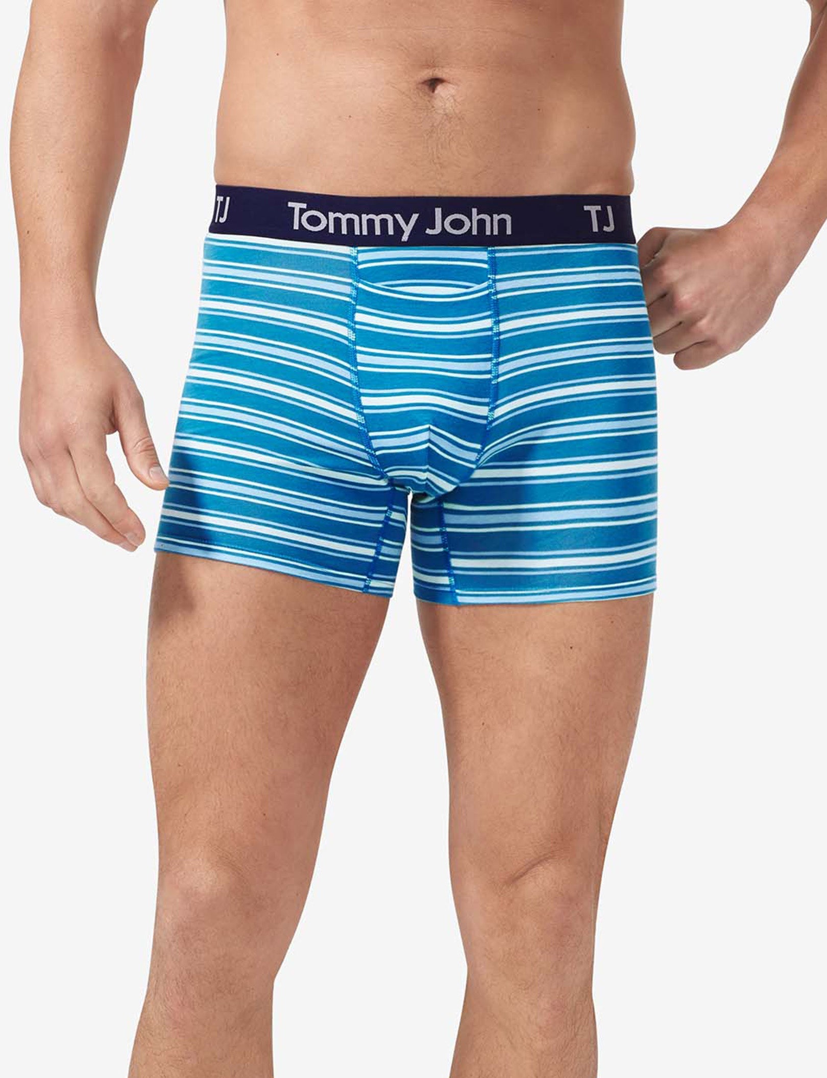 TJ Cotton Stretch Trunk 4” (2-Pack)::Forget Me Not