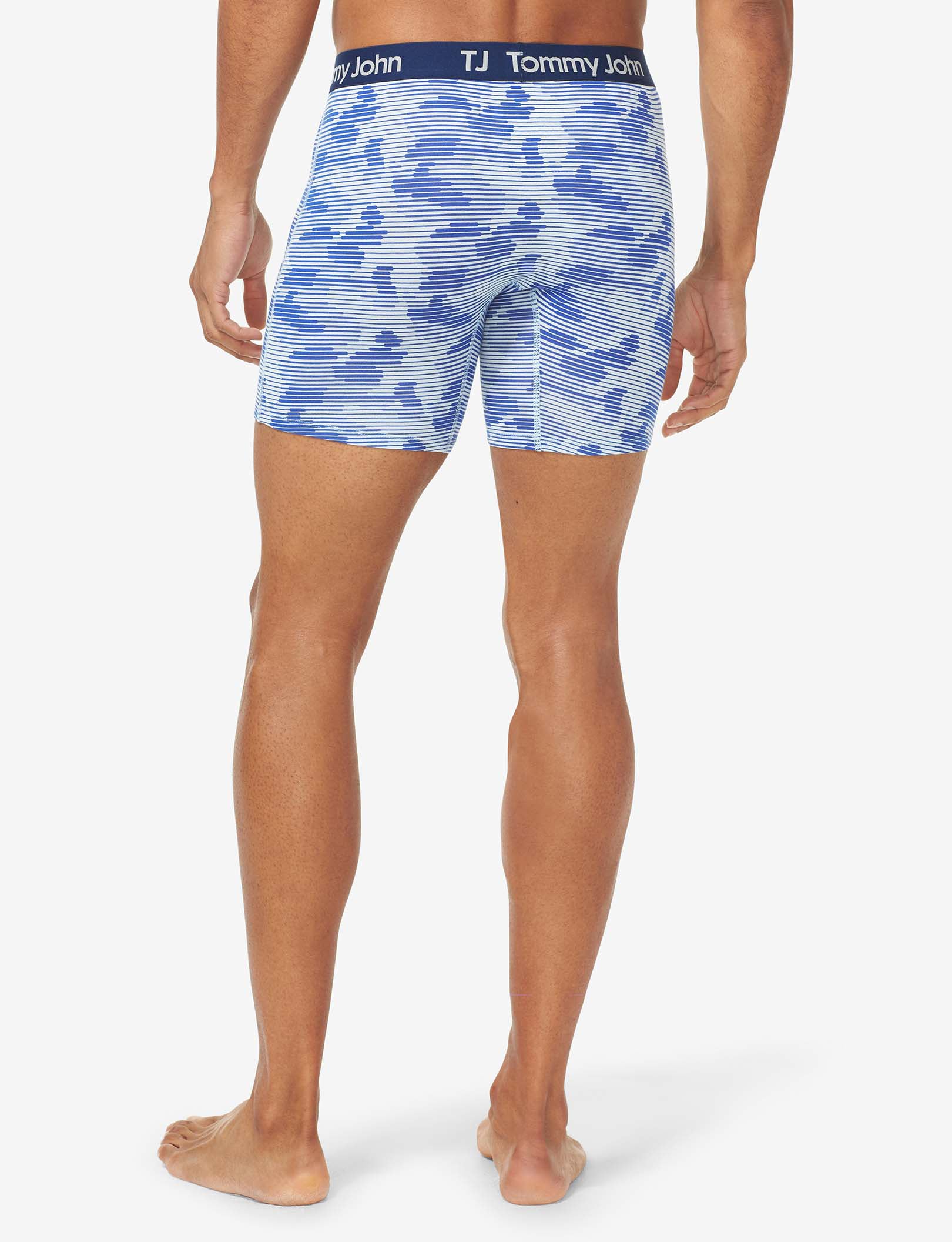 TJ Cotton Stretch Hammock Pouch™ Boxer Brief 6”::Linear Camo