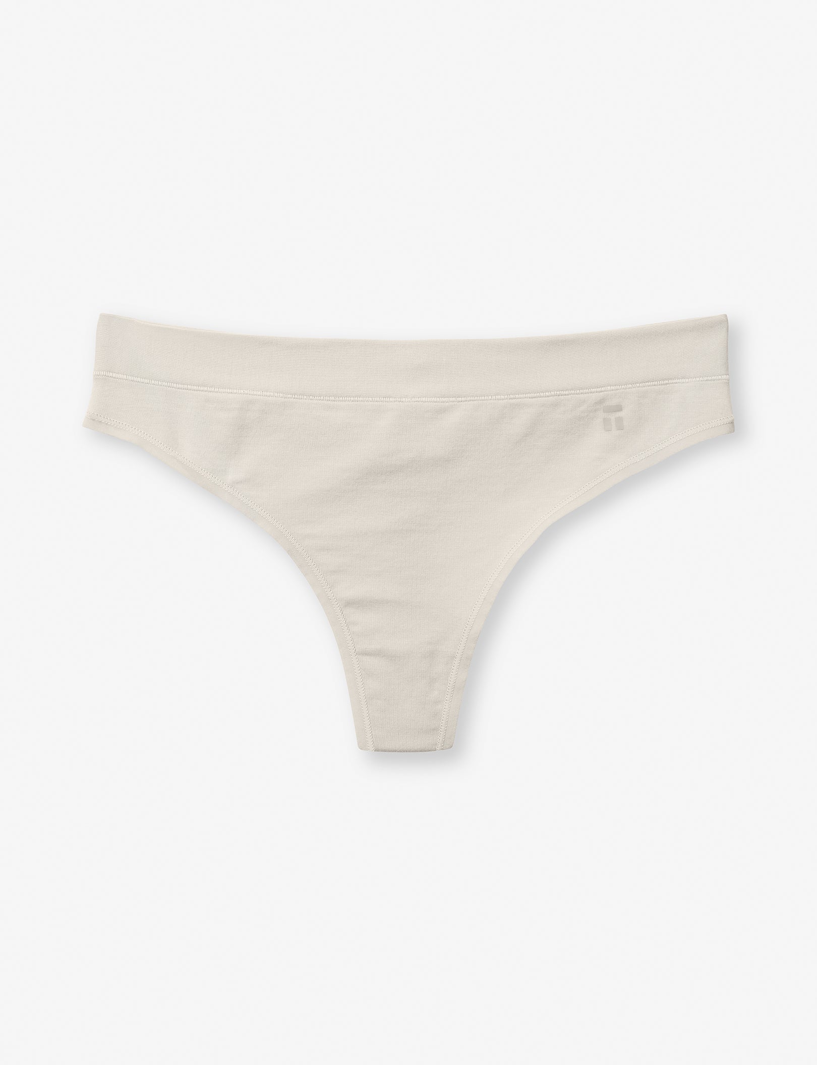Women's Cool Cotton Thong::Silver Gray