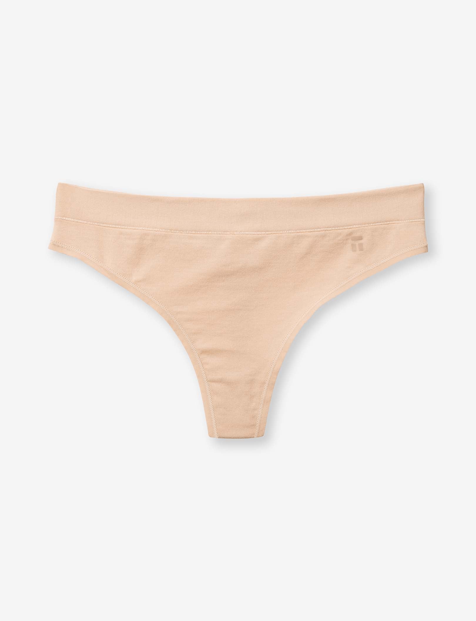 Women's Cool Cotton Thong::Maple Sugar