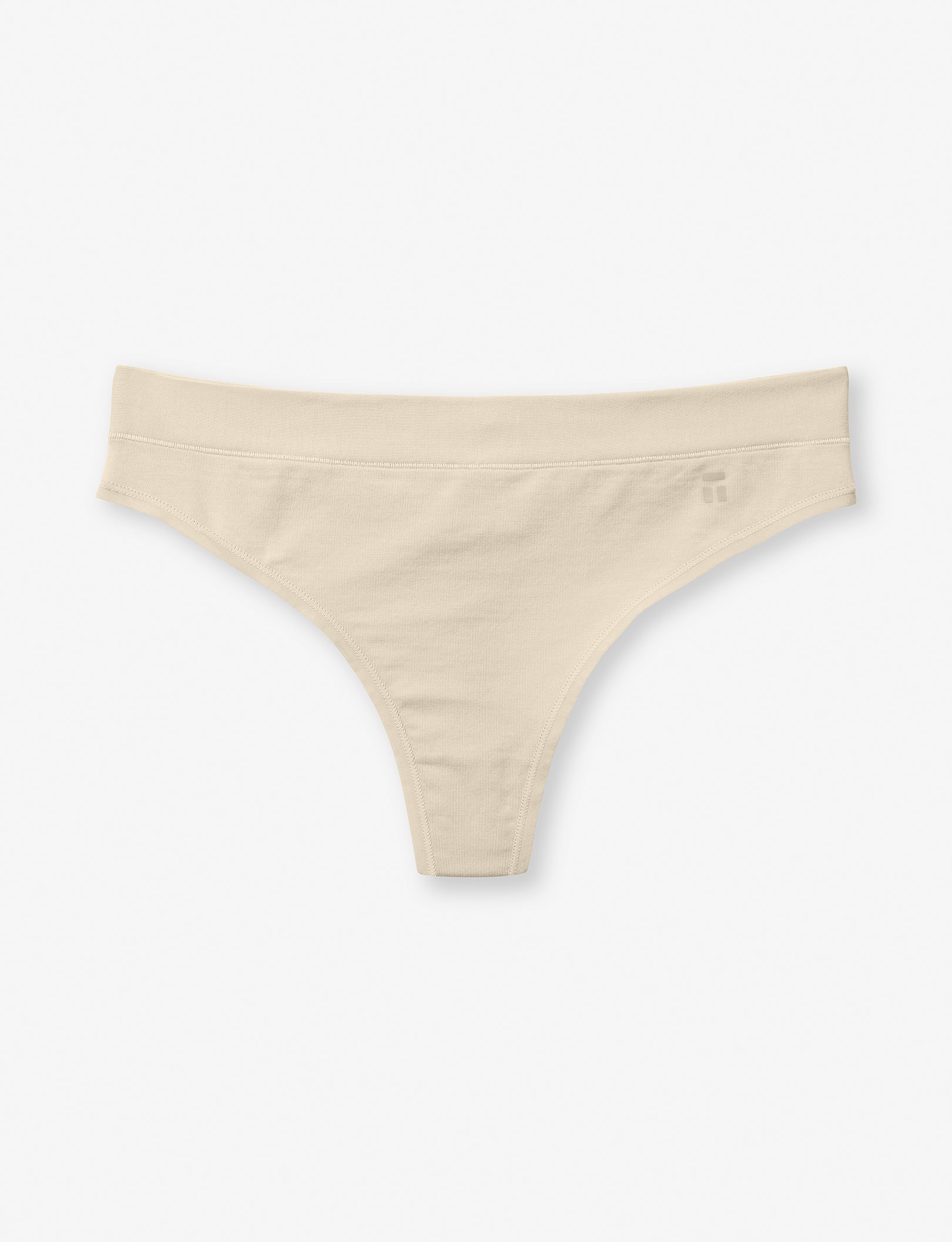 Women's Cool Cotton Thong::Parchment