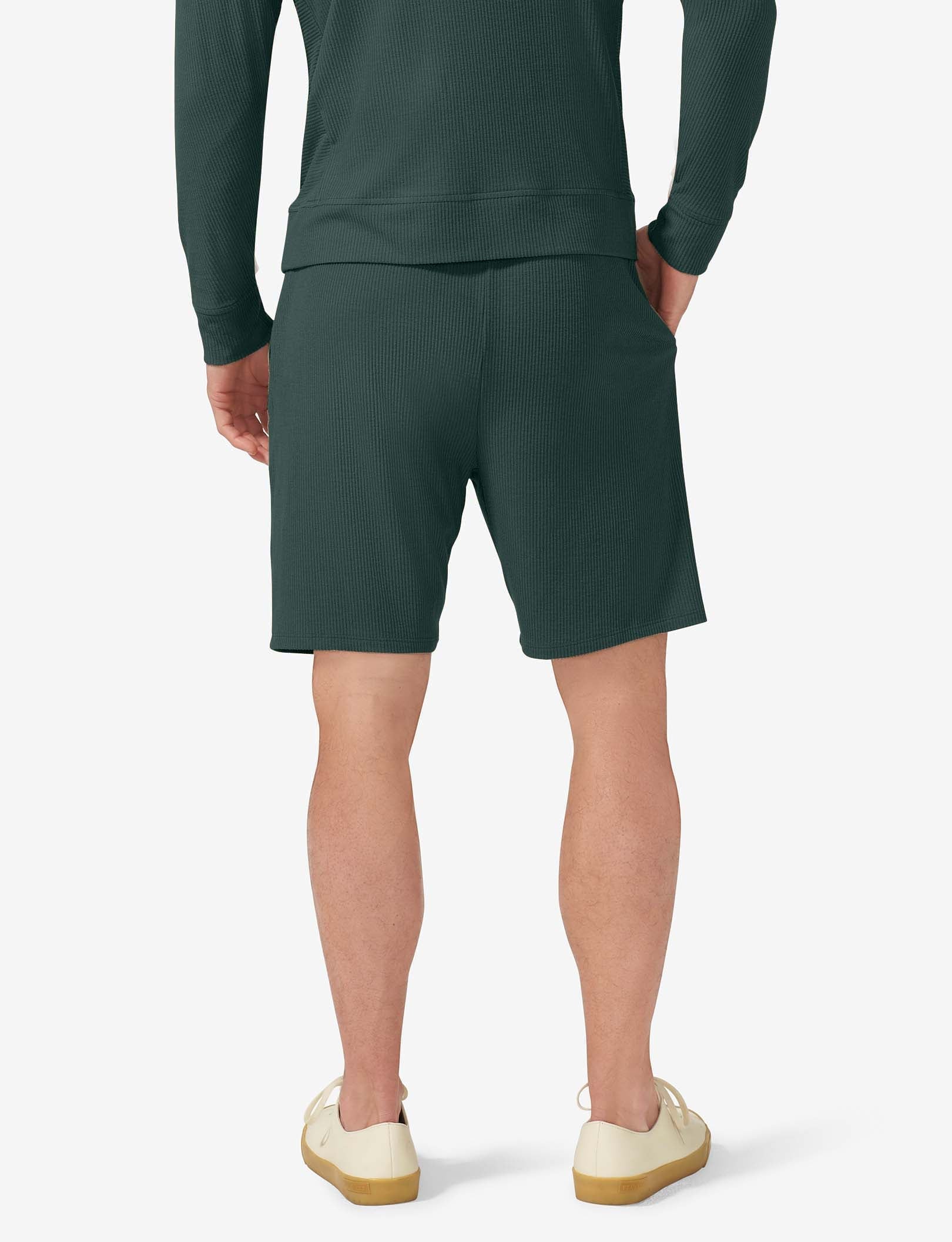 Zen Ribbed Short::Pine Grove