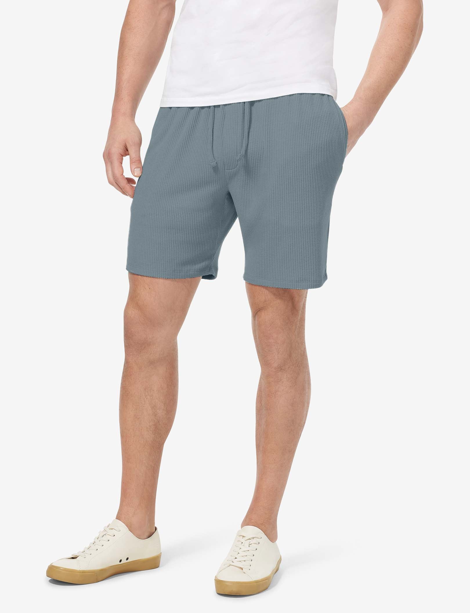 Zen Ribbed Short::Lead