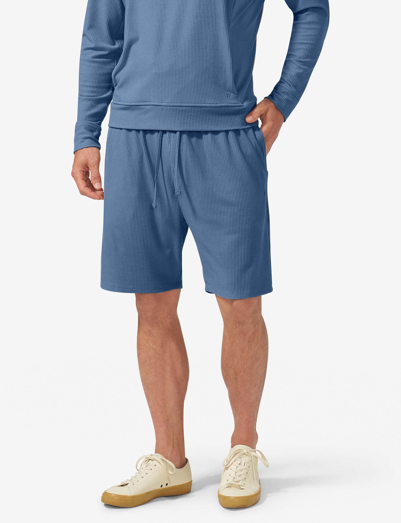 Zen Ribbed Short::Bering Sea