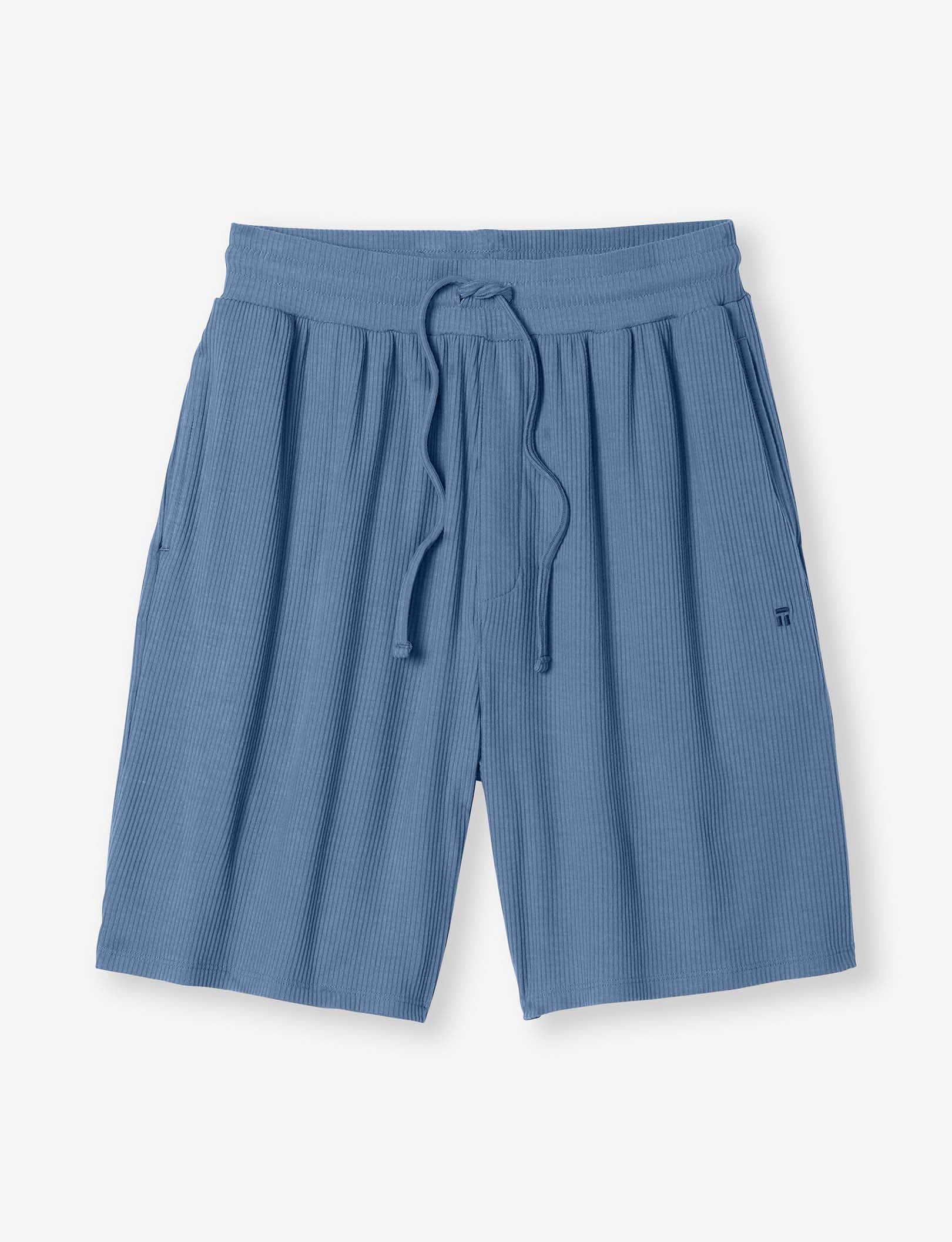 Zen Ribbed Short::Bering Sea