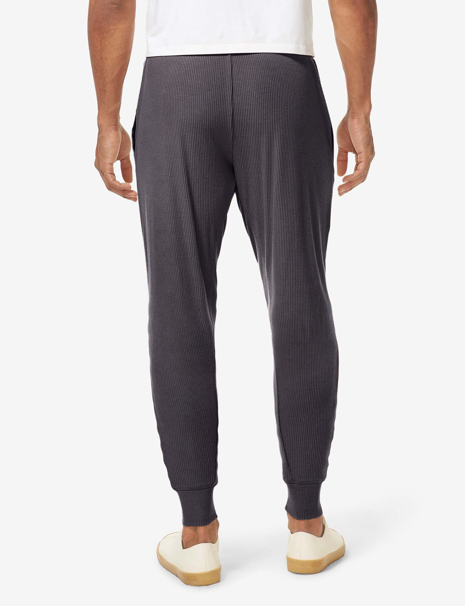 Zen Ribbed Sweatshirt & Jogger Pack::Phantom