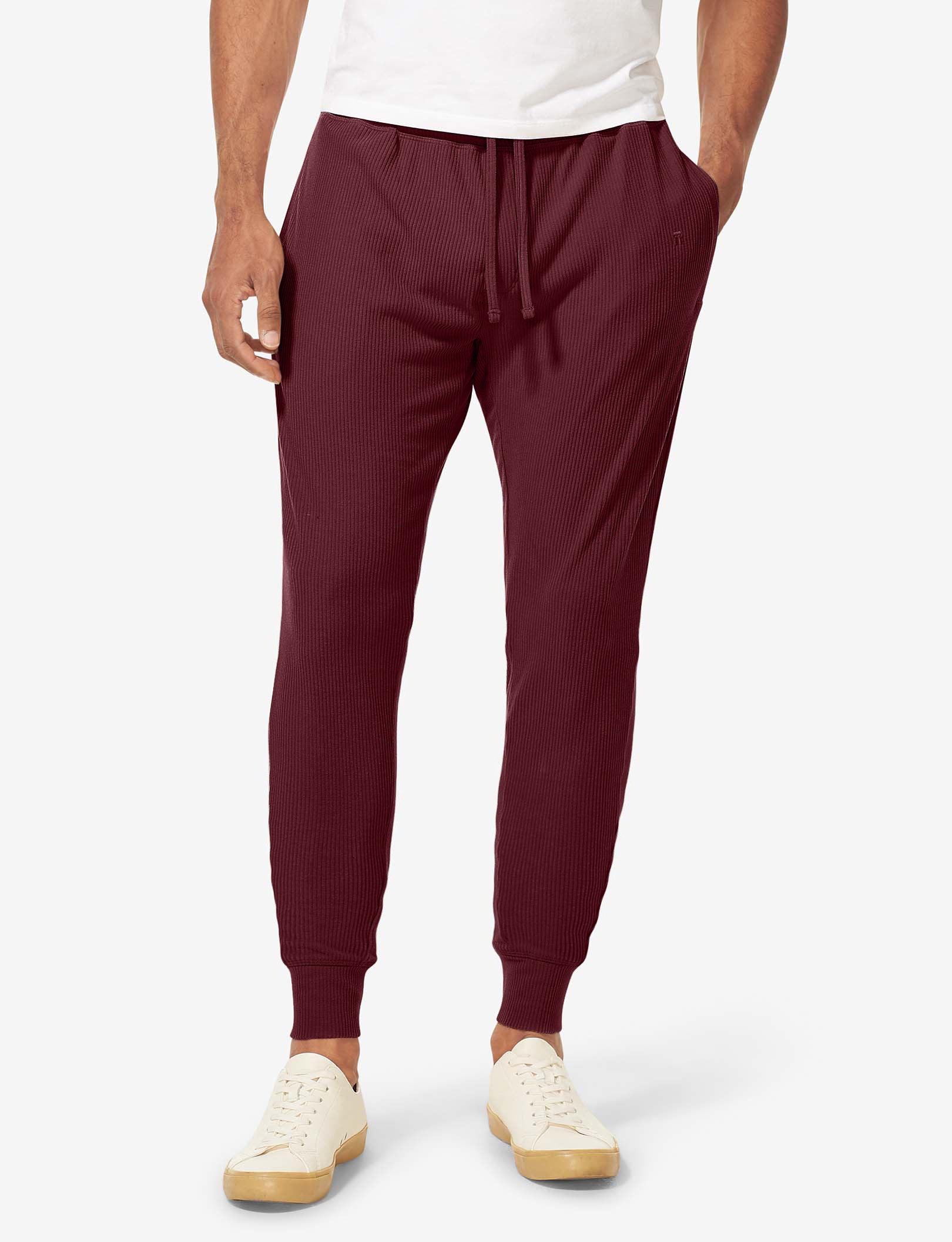 Zen Ribbed Jogger::Port Royale